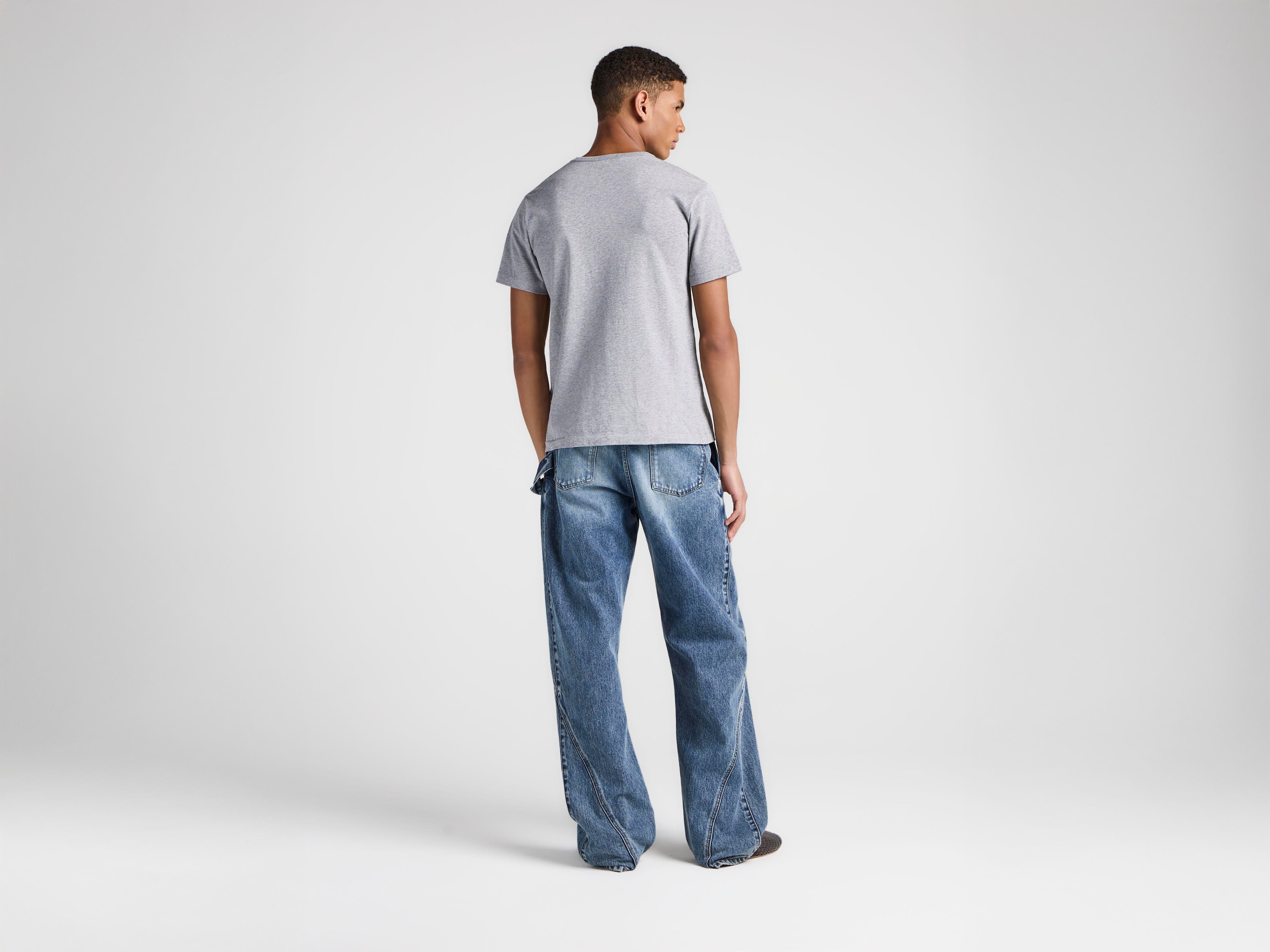 J.W.Anderson Anchor T-Shirt Grau Melange Herren