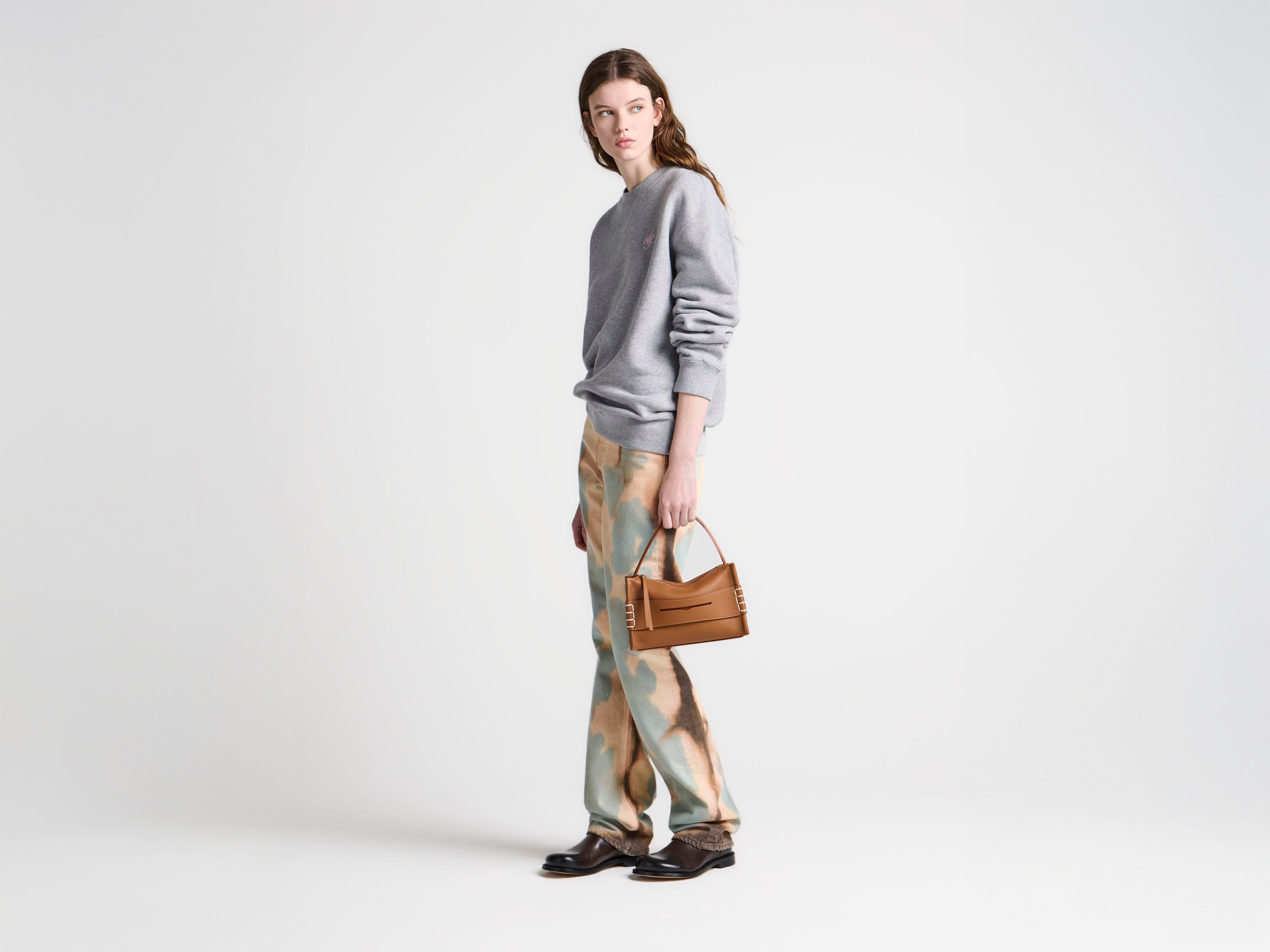 J.W.Anderson Ribbon Anchor Sweatshirt Pullover Grau Melange