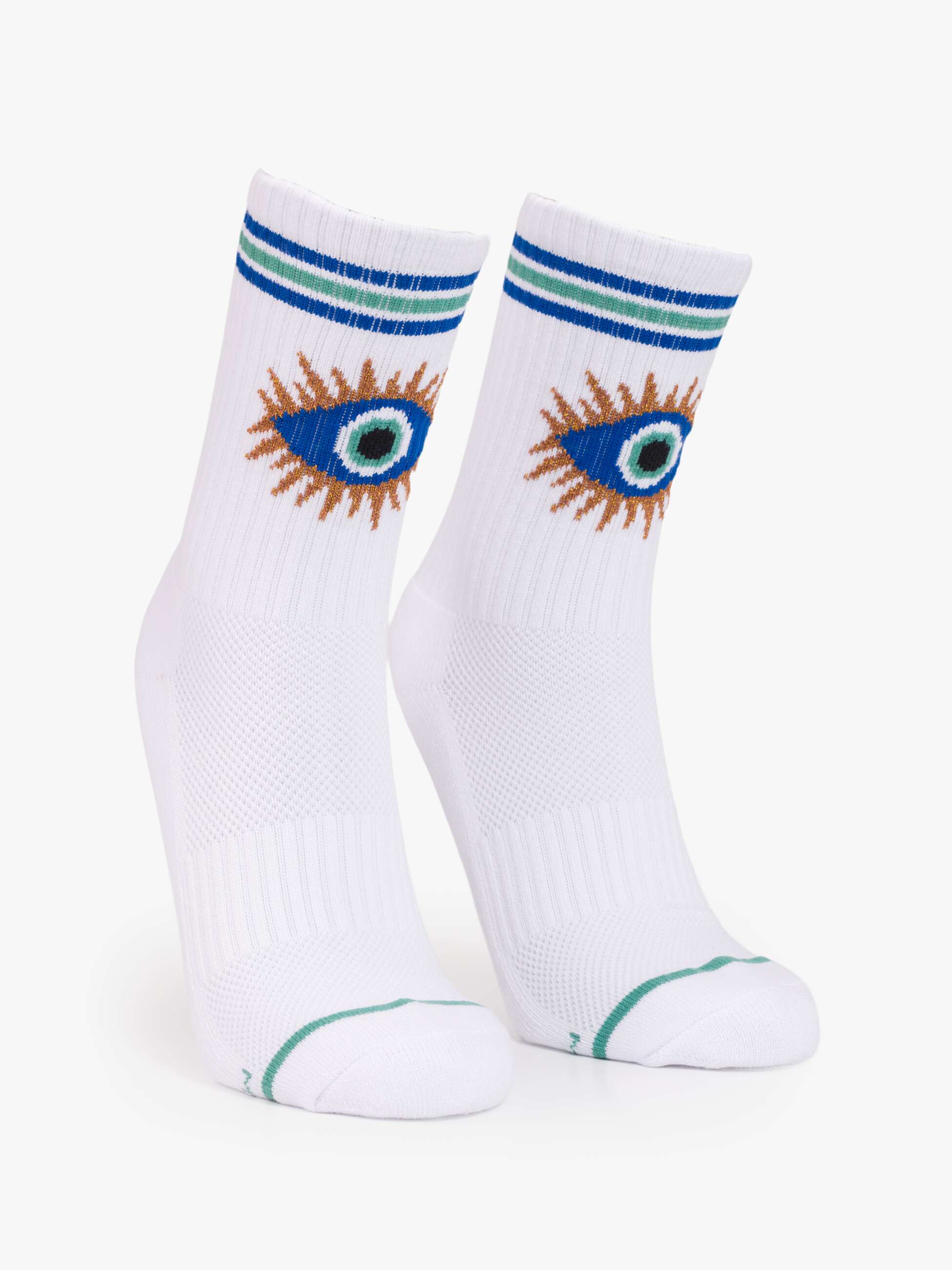 Mother Baby Steps Cosmic Eye Socken Weiß Tube