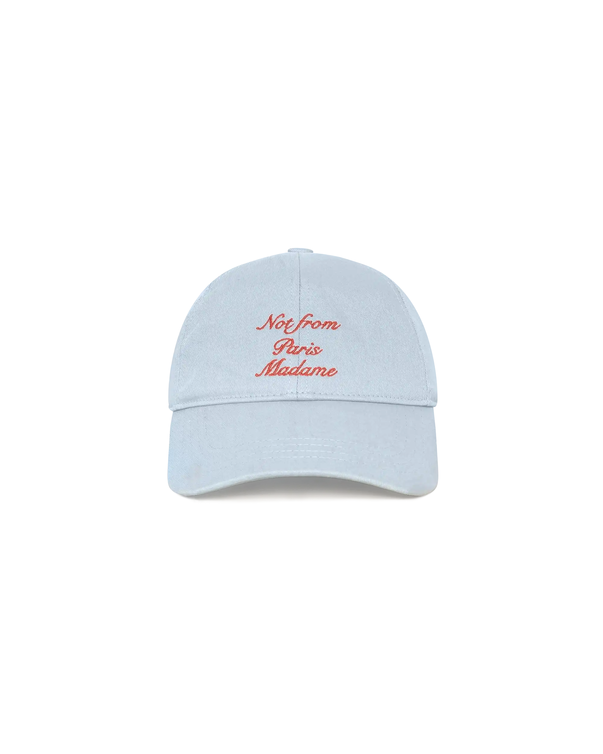 Drôle De Monsieur Casquette Slogan Calligraphy Cap Hellblau OS