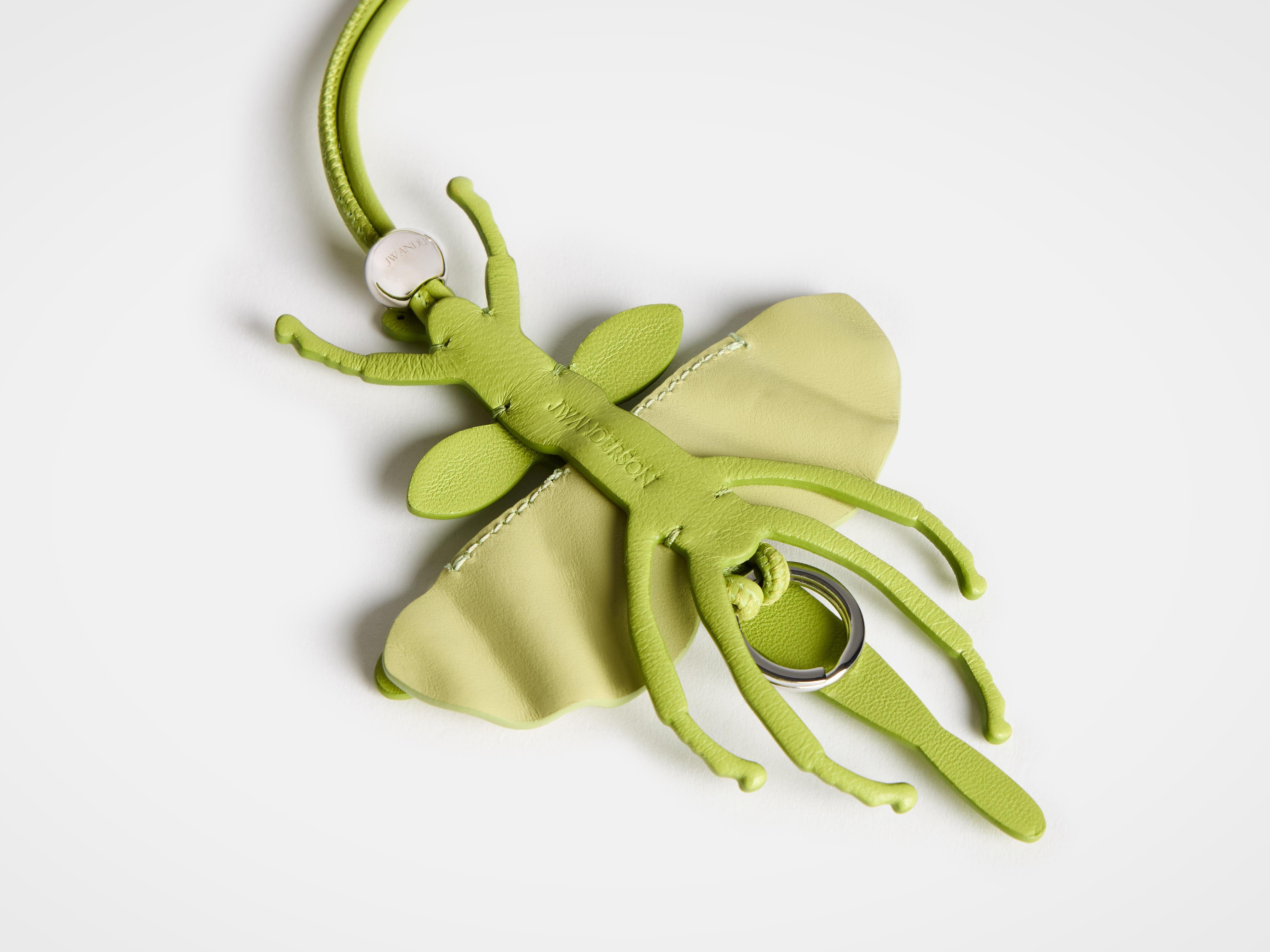J.W.Anderson Bag Charms Leather Praying Mantis Taschenanhänger Leder