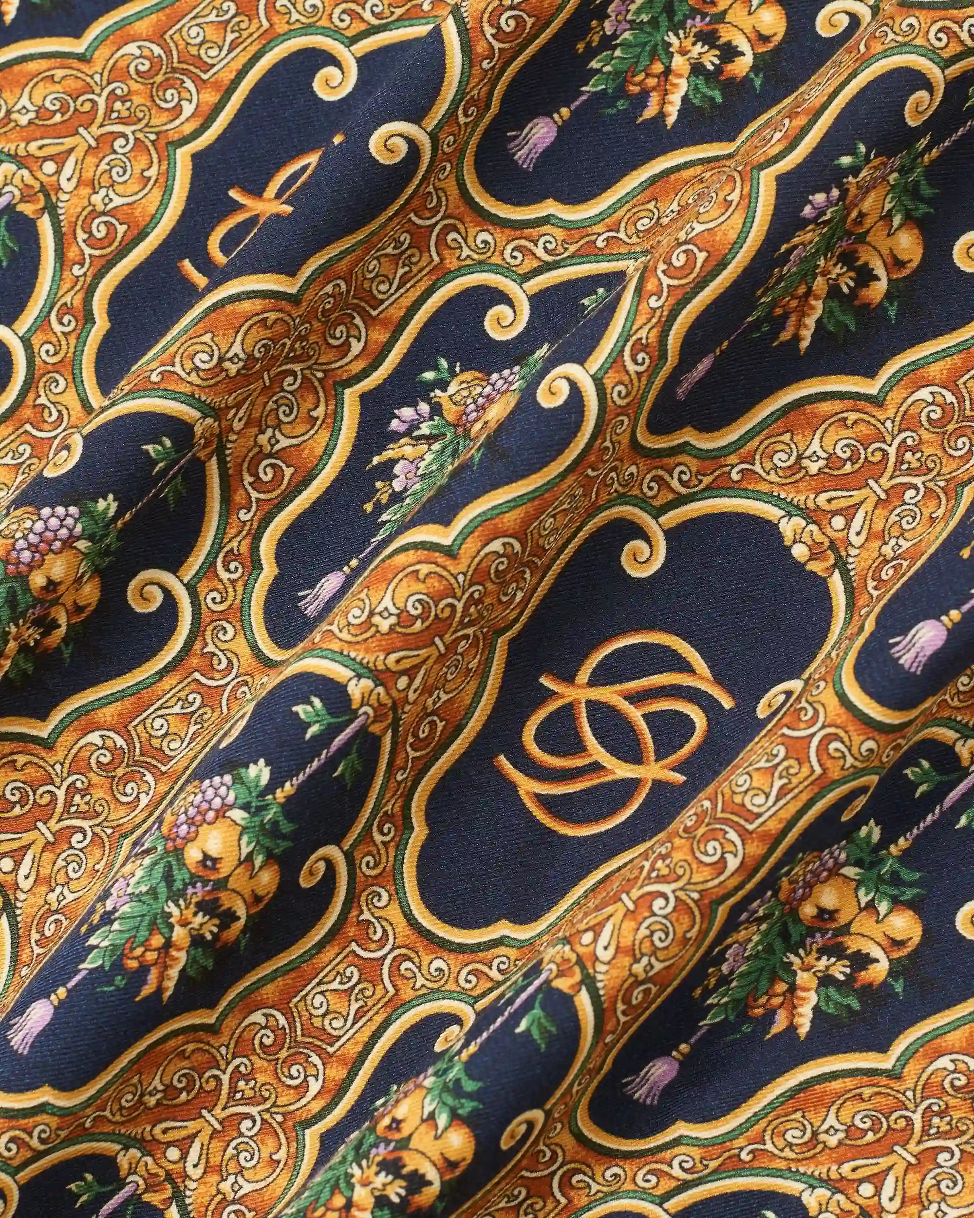Drôle De Monsieur Baroque Grapes Hemd Multicolor Viskose