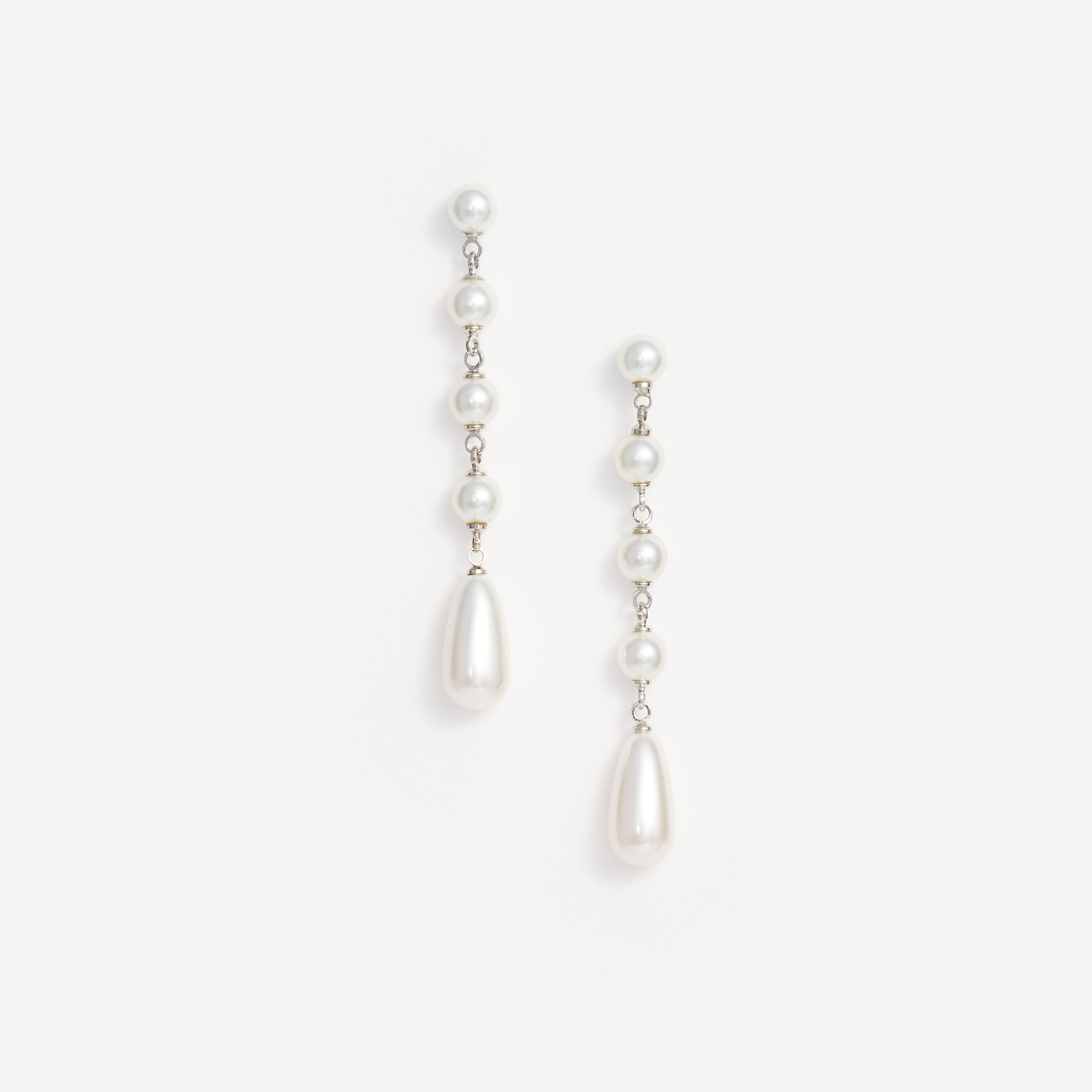 Self Portrait Pearl Droplet Ohrringe Creme Perle Tropfen
