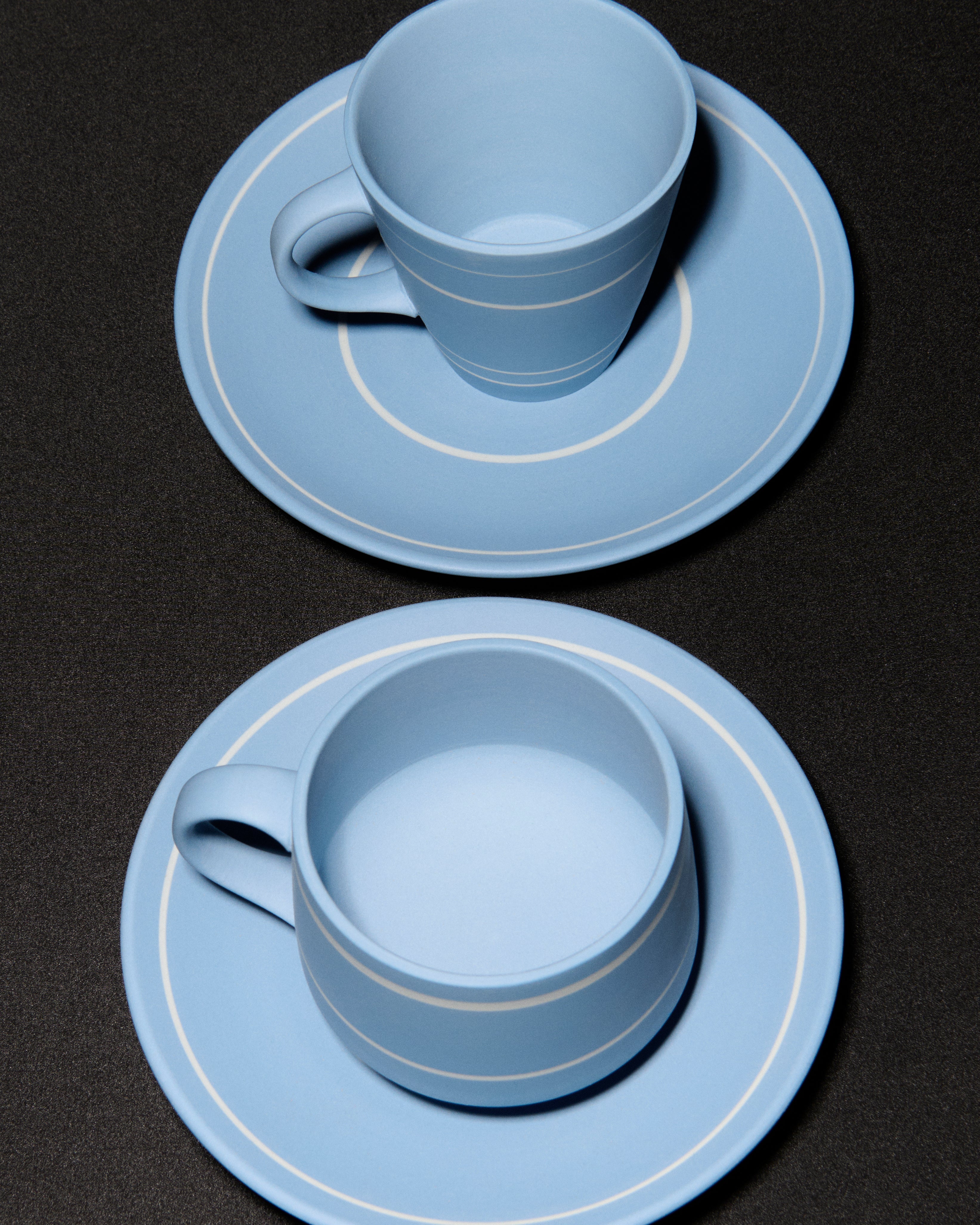 J.W.Anderson Tea Cup & Saucer Teetasse Hellblau