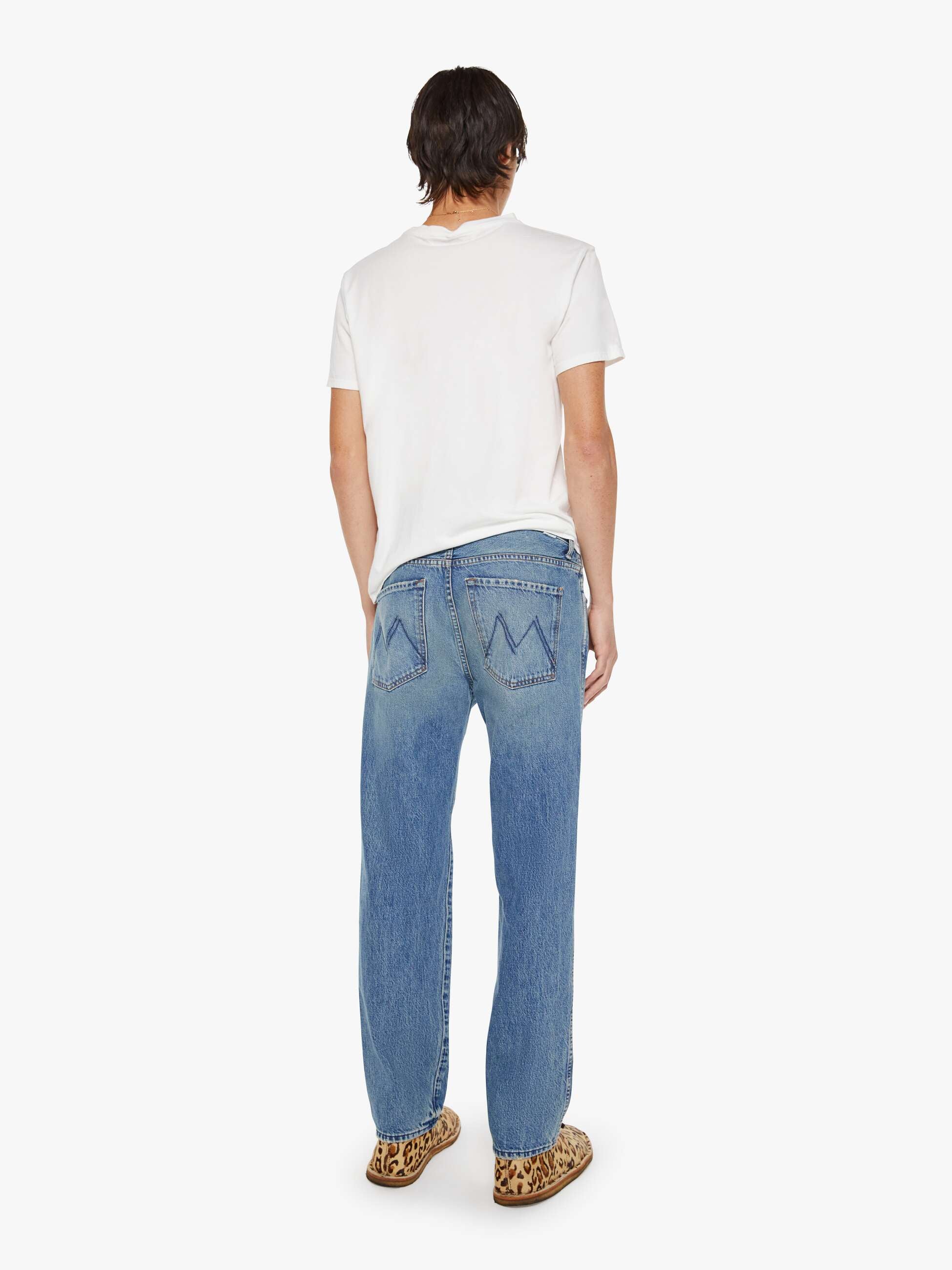 Mother The Bronco Got A Light Jeans Herren Hellblau Baumwolle