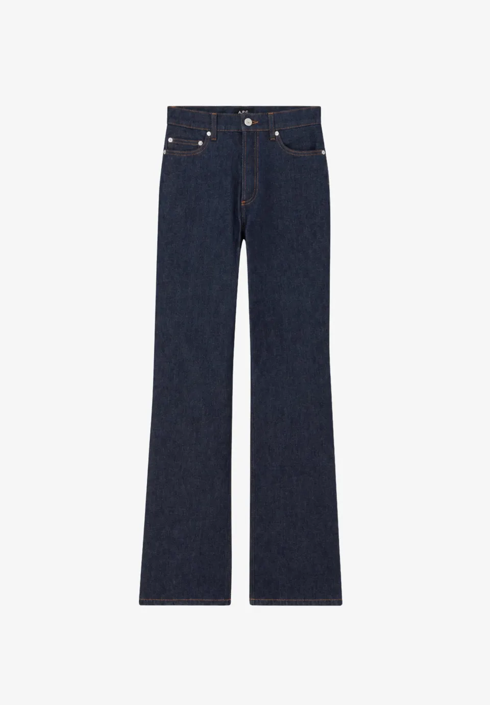 A.P.C. Romy Jeans Damen gerade mittelhoch Japan-Denim