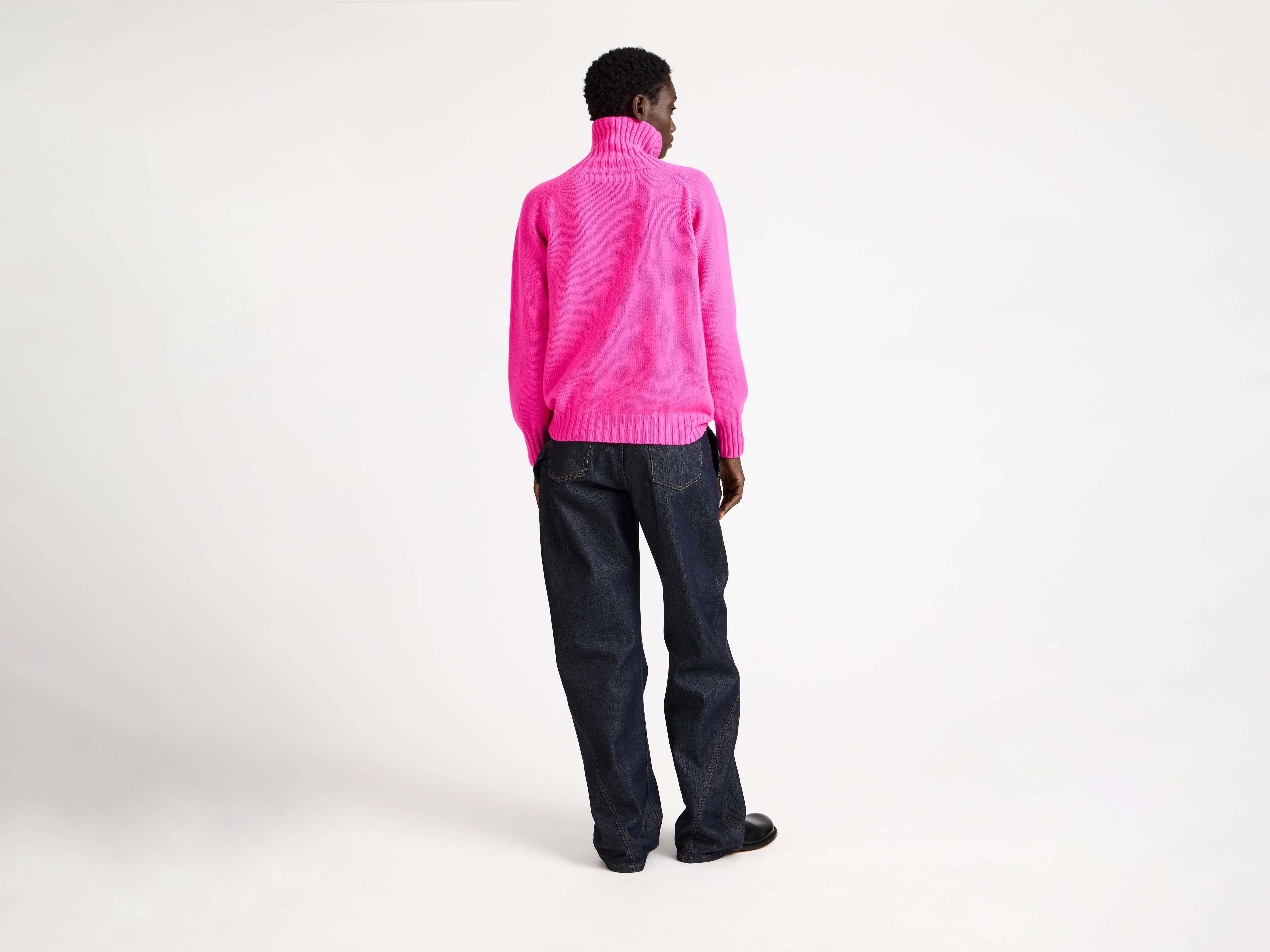 J.W.Anderson Turtleneck Jumper Damen neonpink Strick