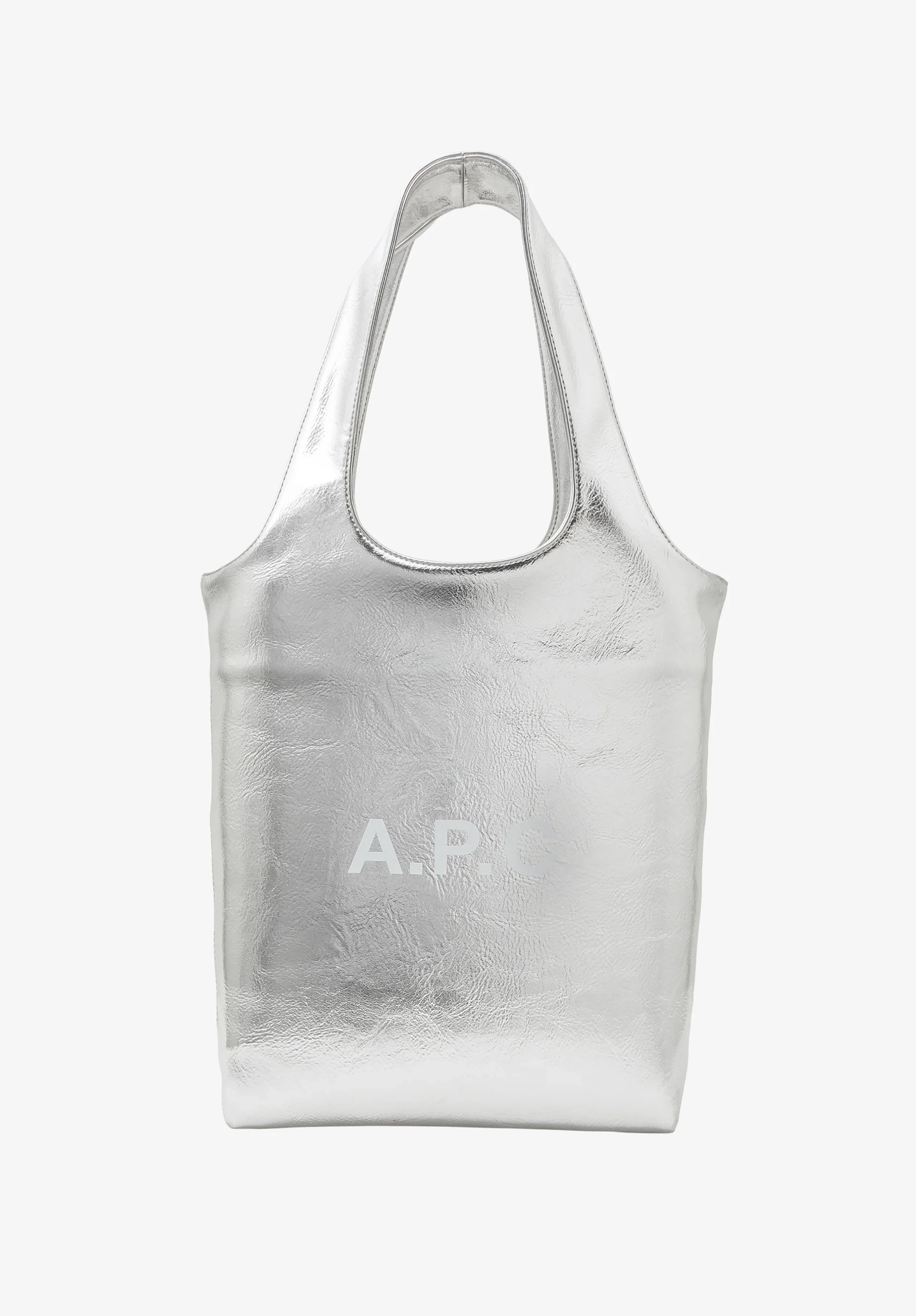 A.P.C. Ninon Small Tasche Metallic Silber TU