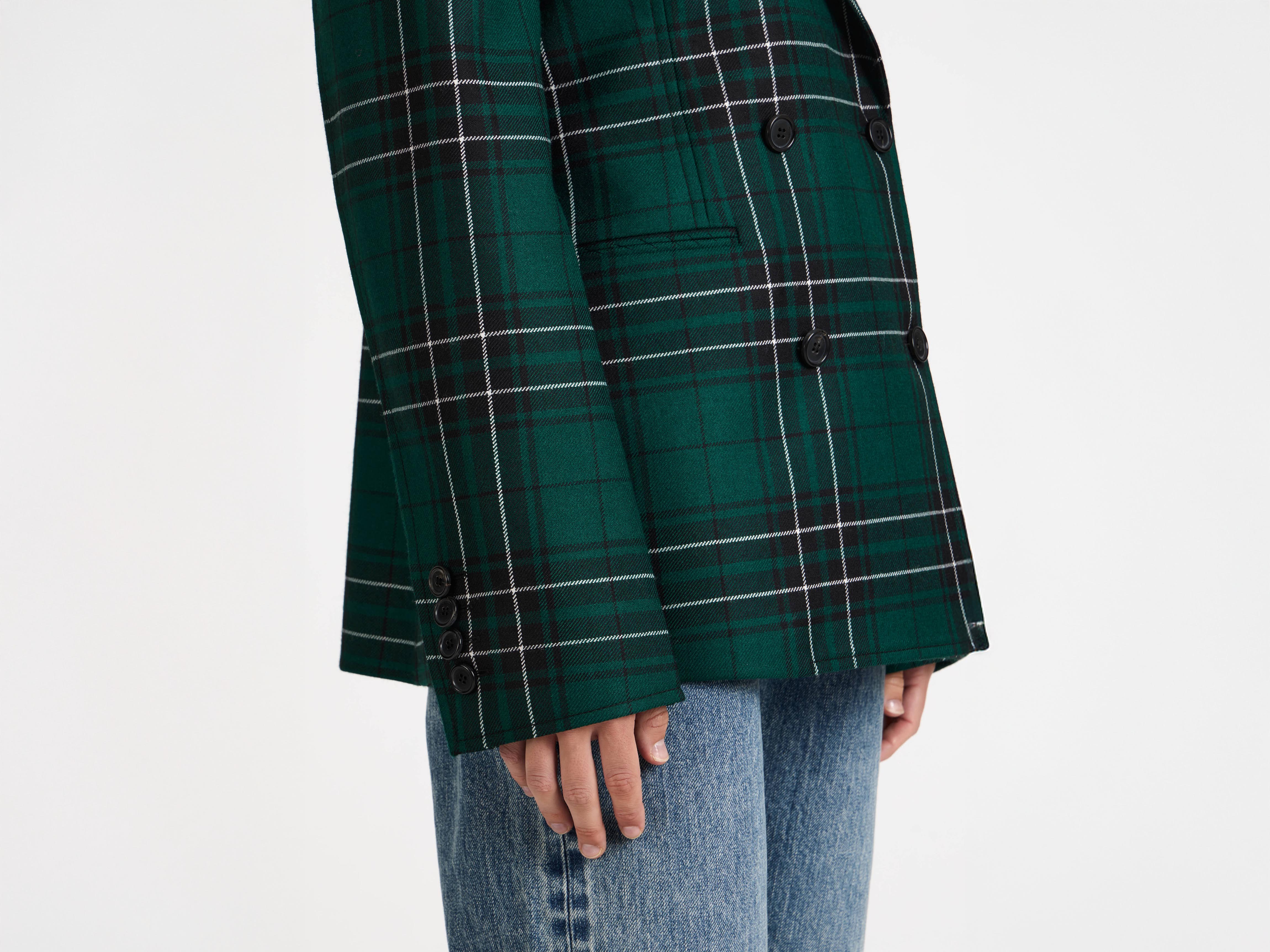 J.W. Anderson Fitted Blazer Damen Forest Green Wolle