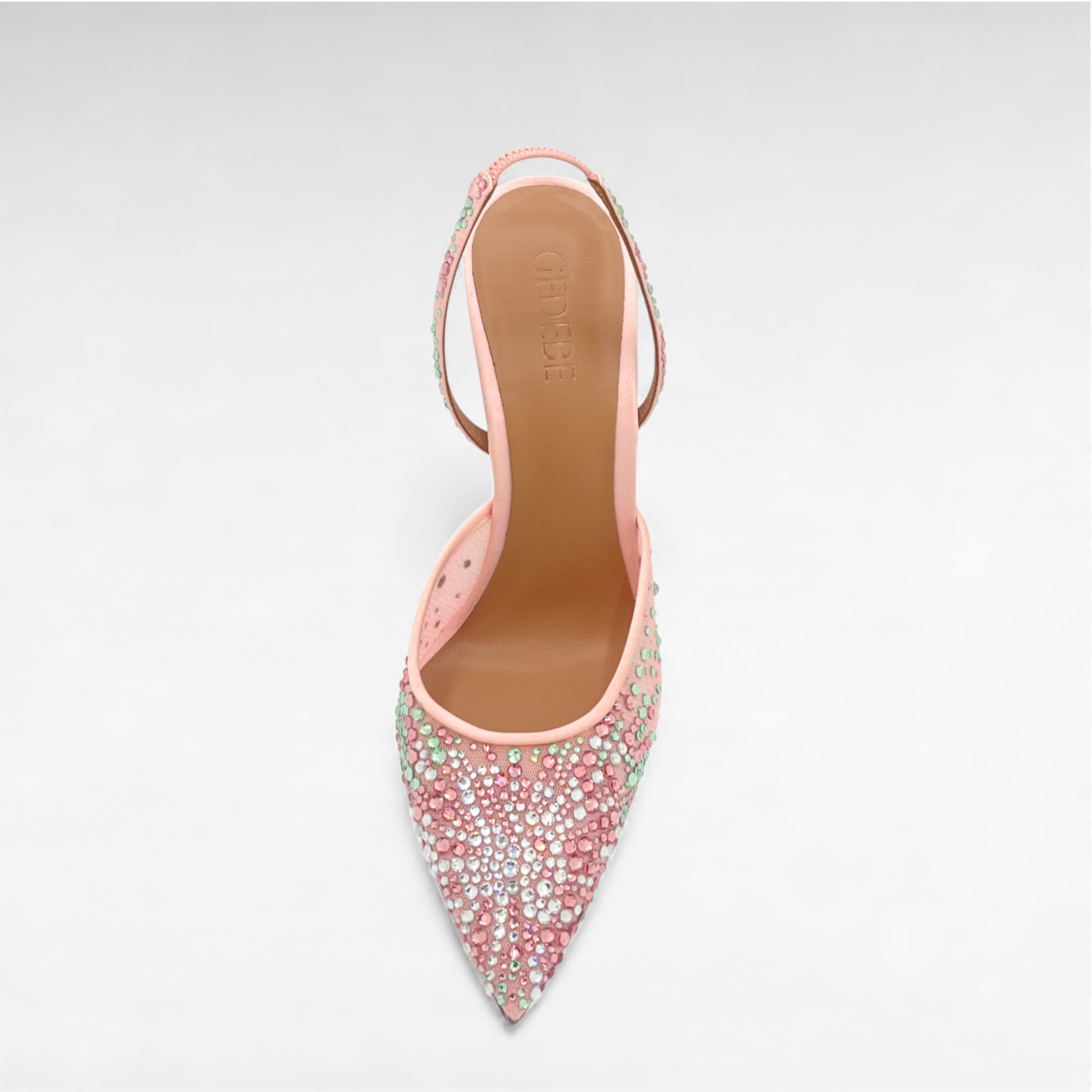 Gedebe Anitta Slingback Pumps Kristall Gr.37-40