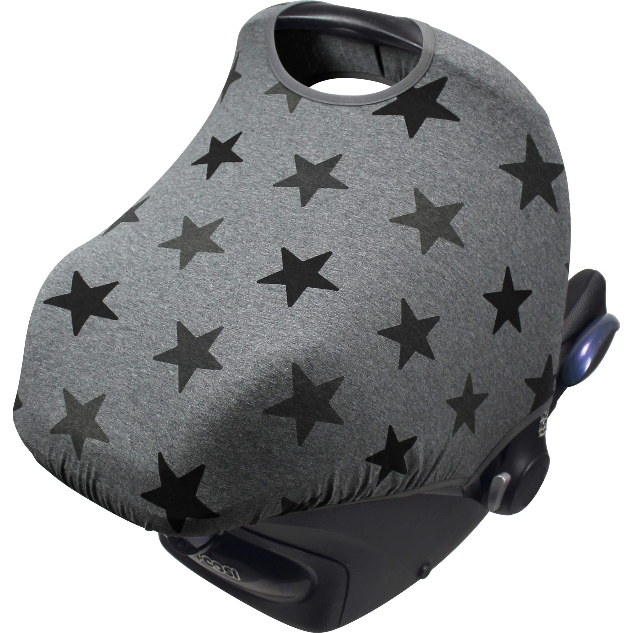 Dooky Hoody Combi Pack Sonnenschutz Babyschale Grey Star Grau