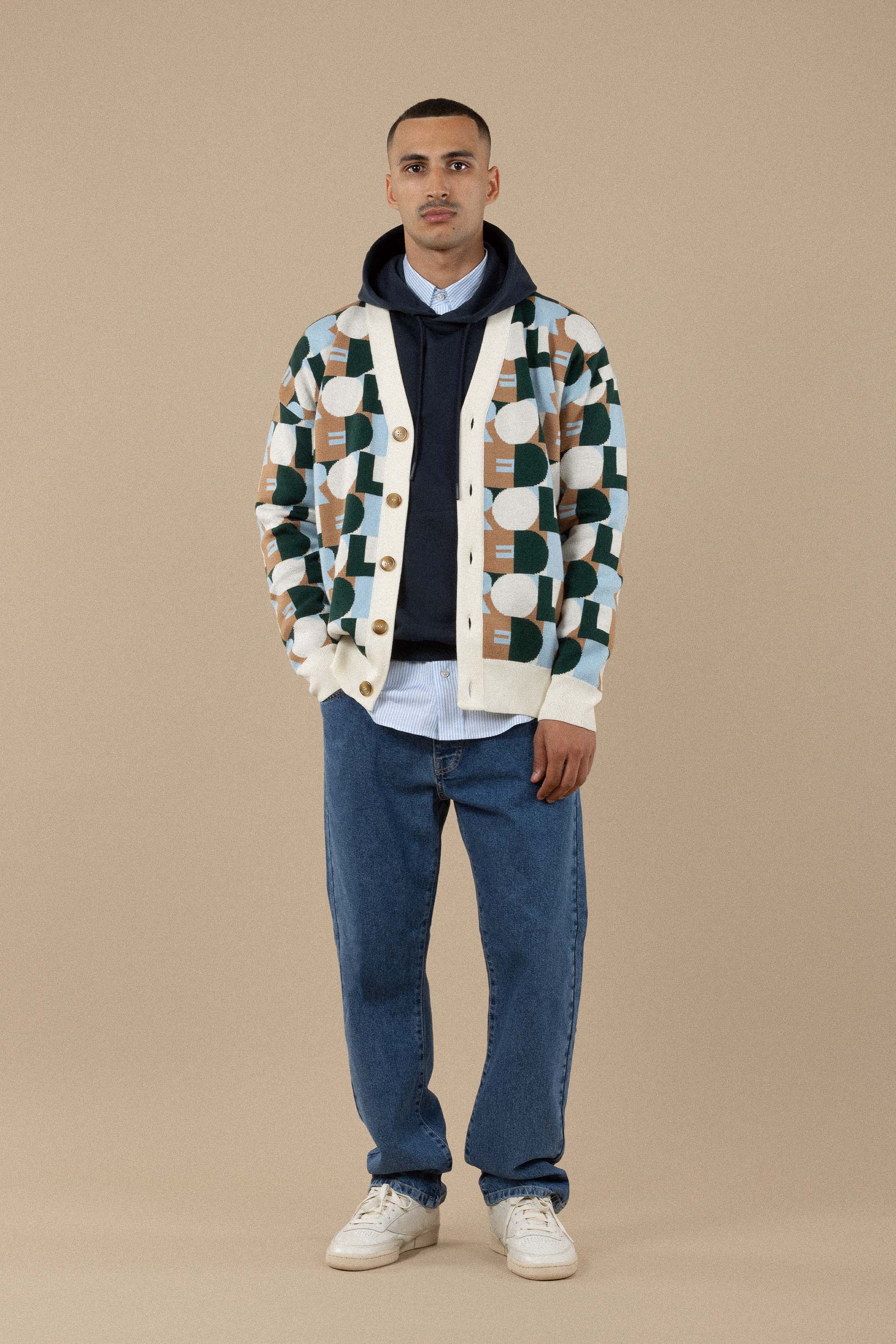 Drôle De Monsieur Le Cardigan Drôle Strickjacke Knopfleiste