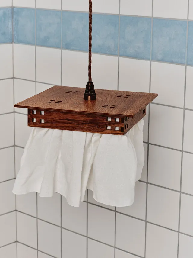 J.W.Anderson Mackintosh Light Leuchte Braun Re-Edition