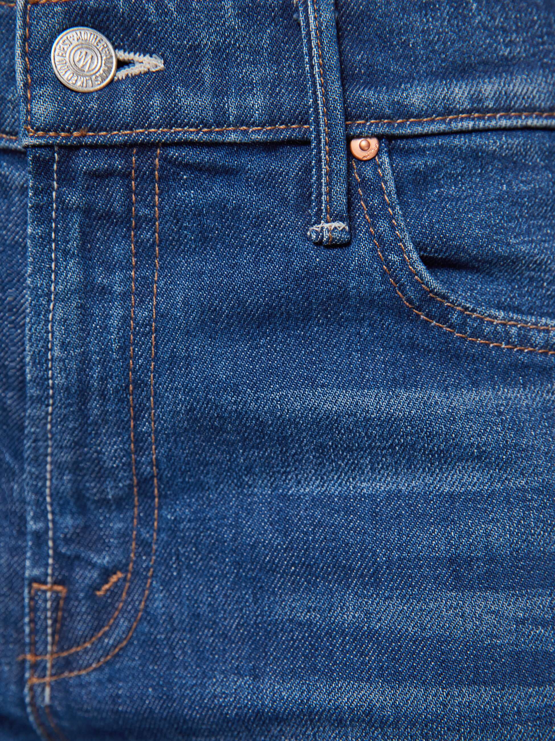 Mother Denim The Lil Kick It Jeans Made In The Shade Dunkelblau