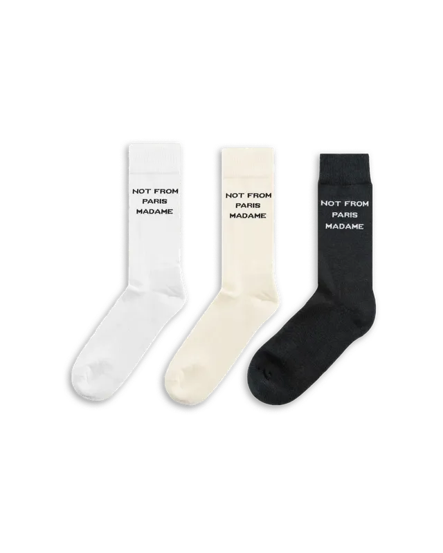 Drôle De Monsieur Le Pack de Chaussettes Socken Multicolor