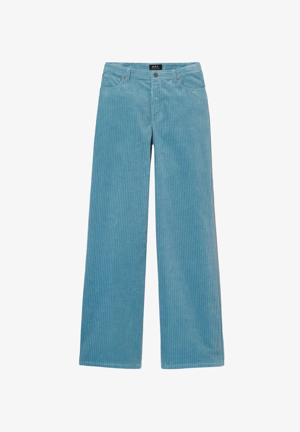 A.P.C. Elisabeth Jeans Hemd Gerade mit Brusttaschen Gr. 27