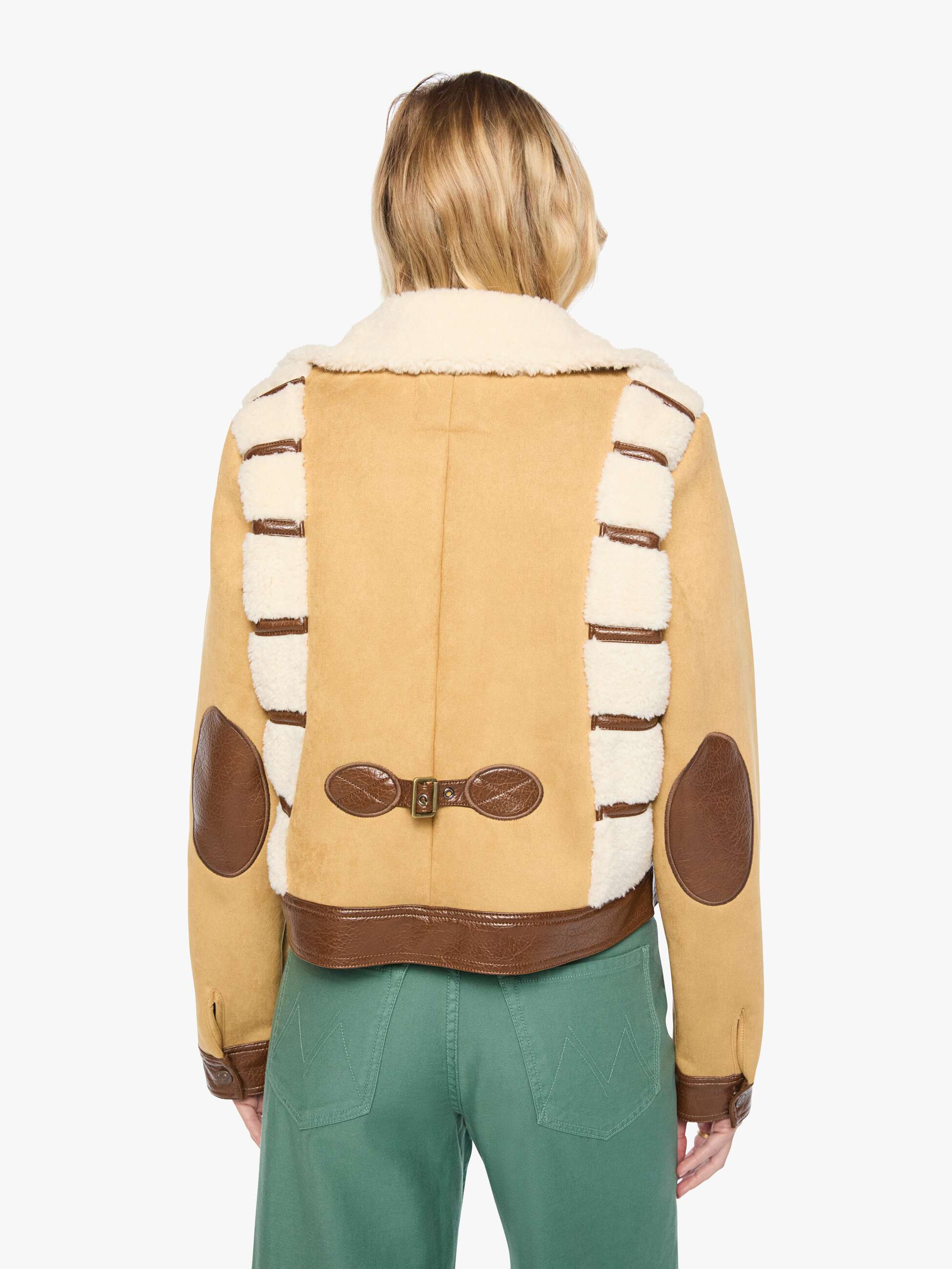 Mother The Tripper Puffer Jacke Mixed Media Khaki