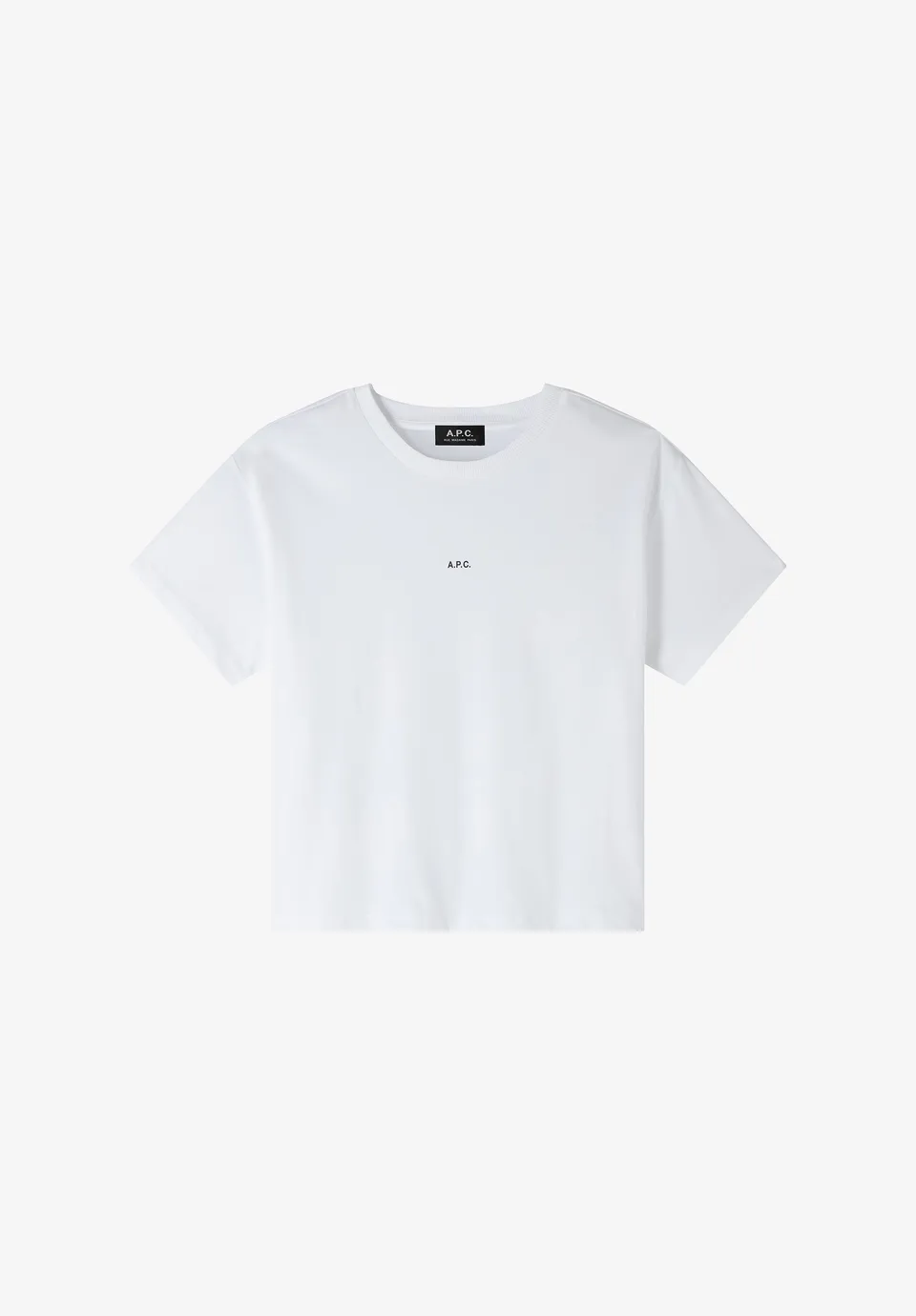 A.P.C. Boxy Micro Logo T-Shirt Baumwolle