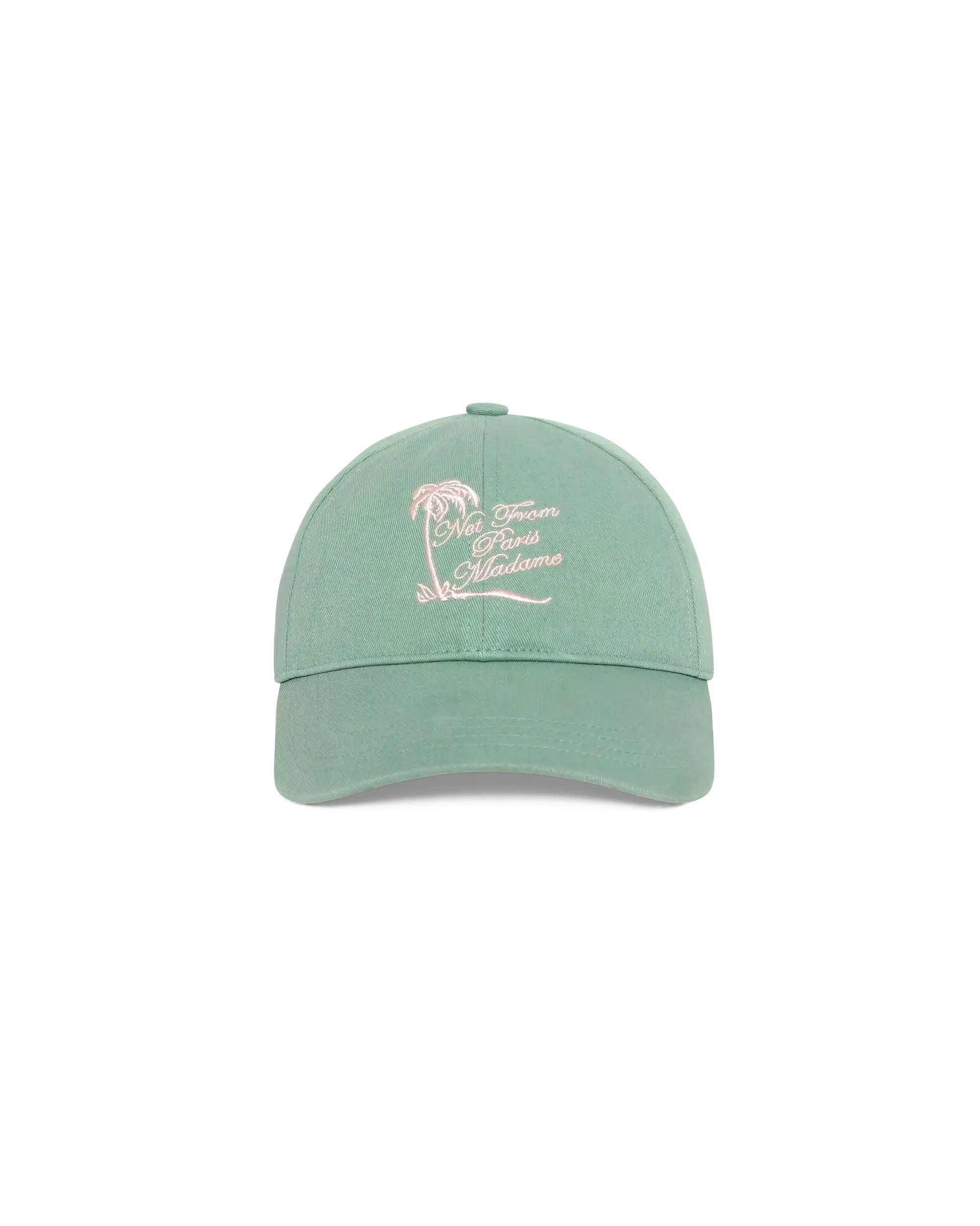 Drôle De Monsieur Slogan Palmiers Cap Wassergreen Baumwolle