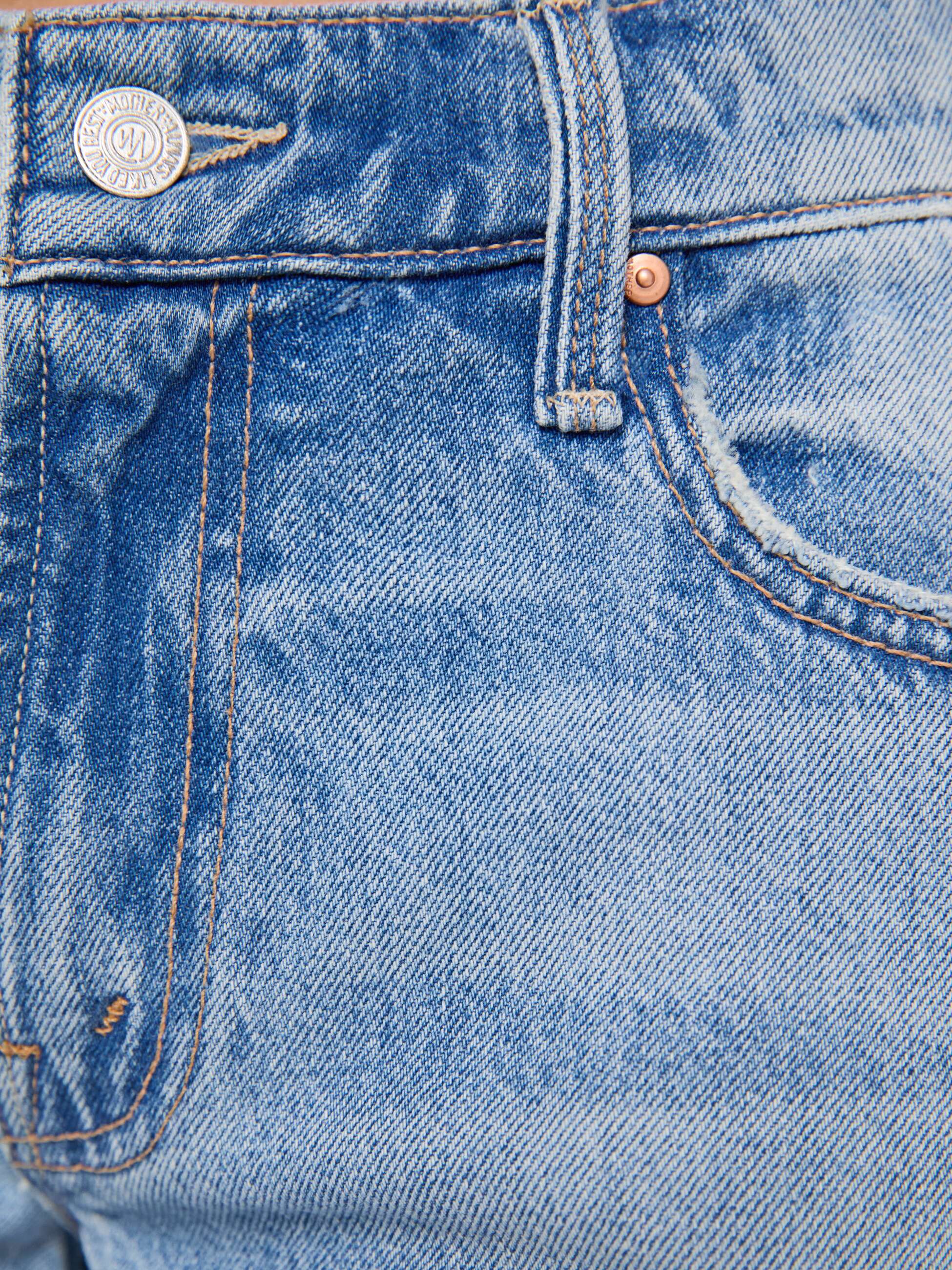 Mother Denim The Down Low Delinquent Zip Sneak Jeans Floral Frenzy
