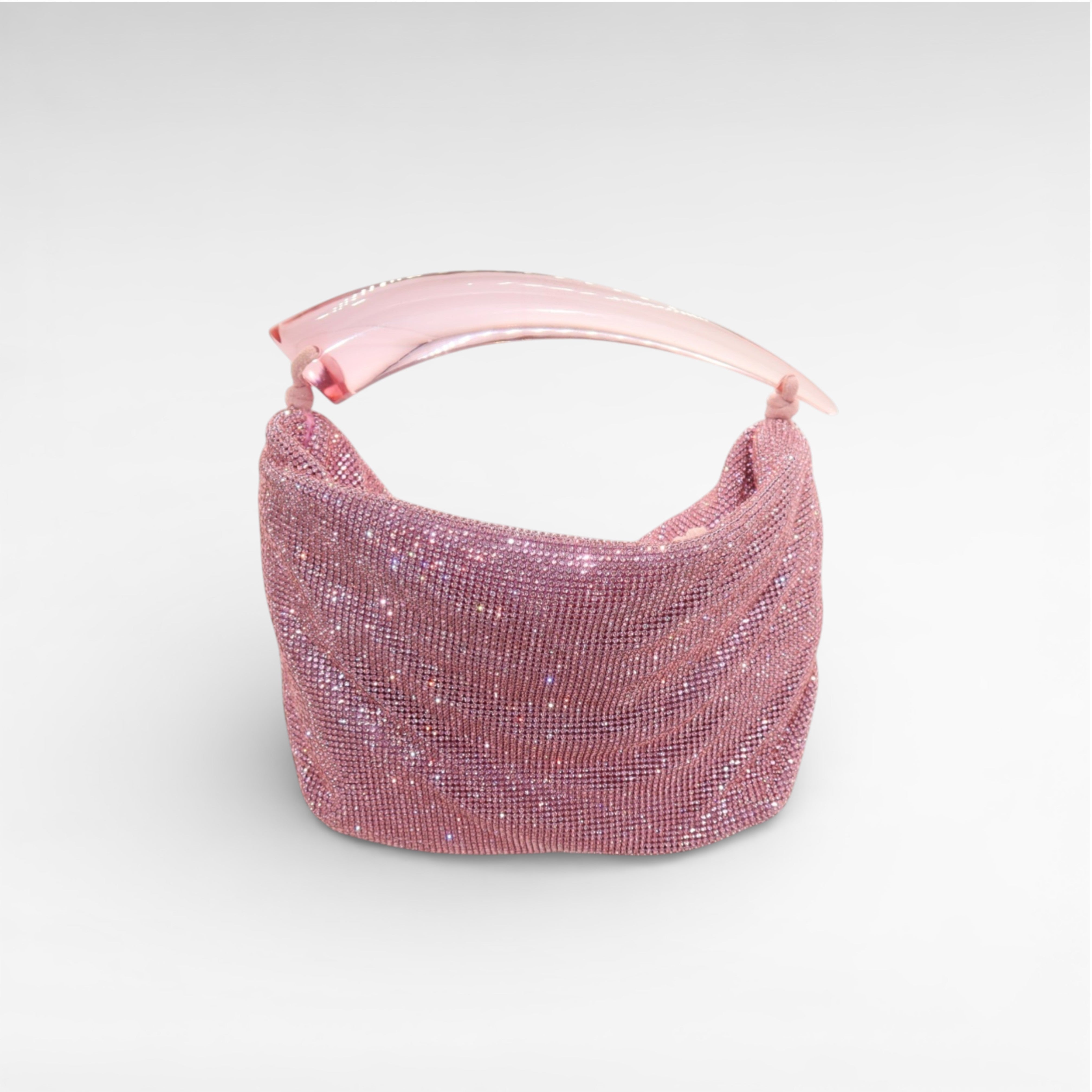 Gedebe Blake Mini Tasche Crystal Mesh Silber 20cm