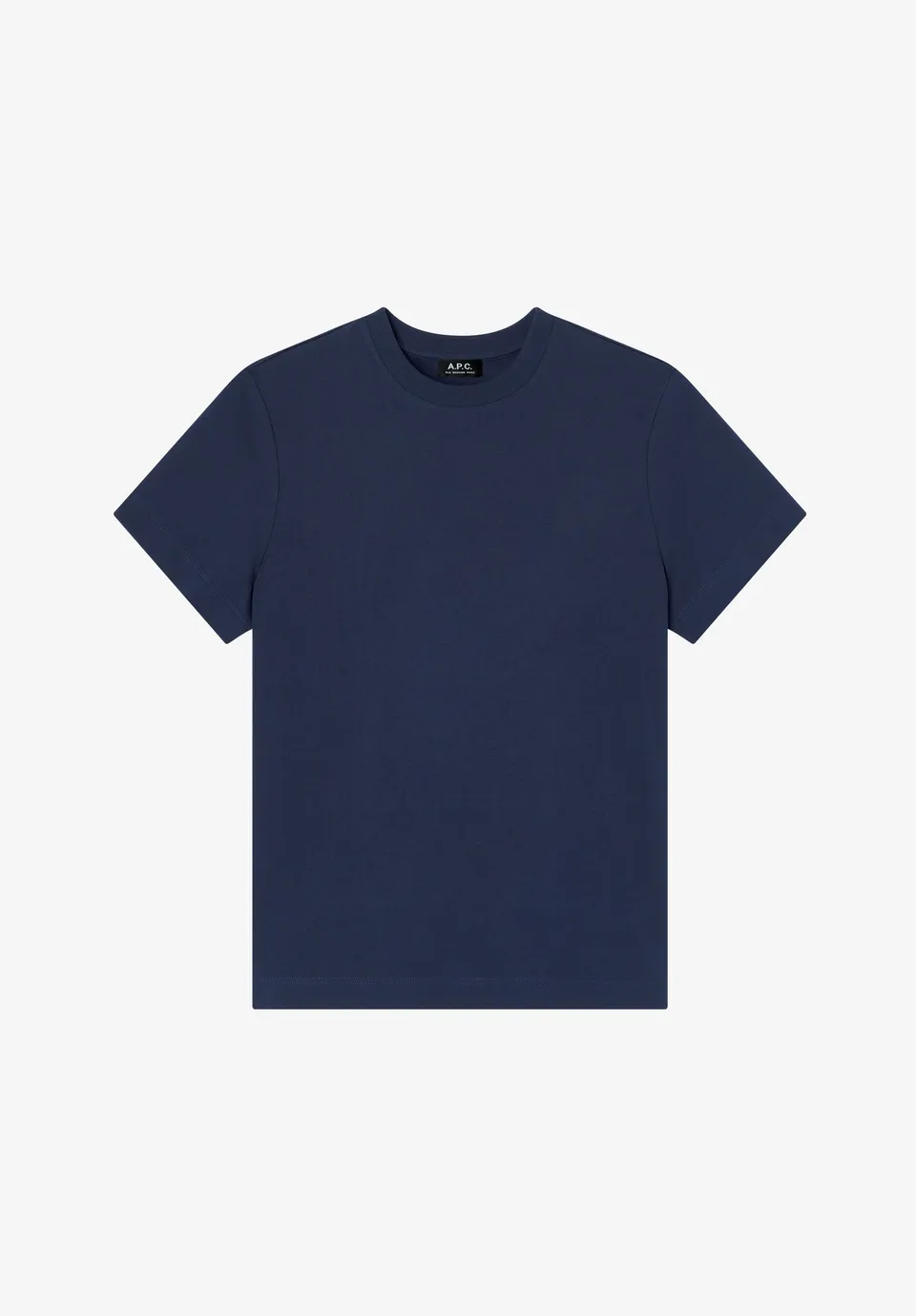 A.P.C. T-Shirt Bio-Baumwolle Dunkelblau Kurzarm
