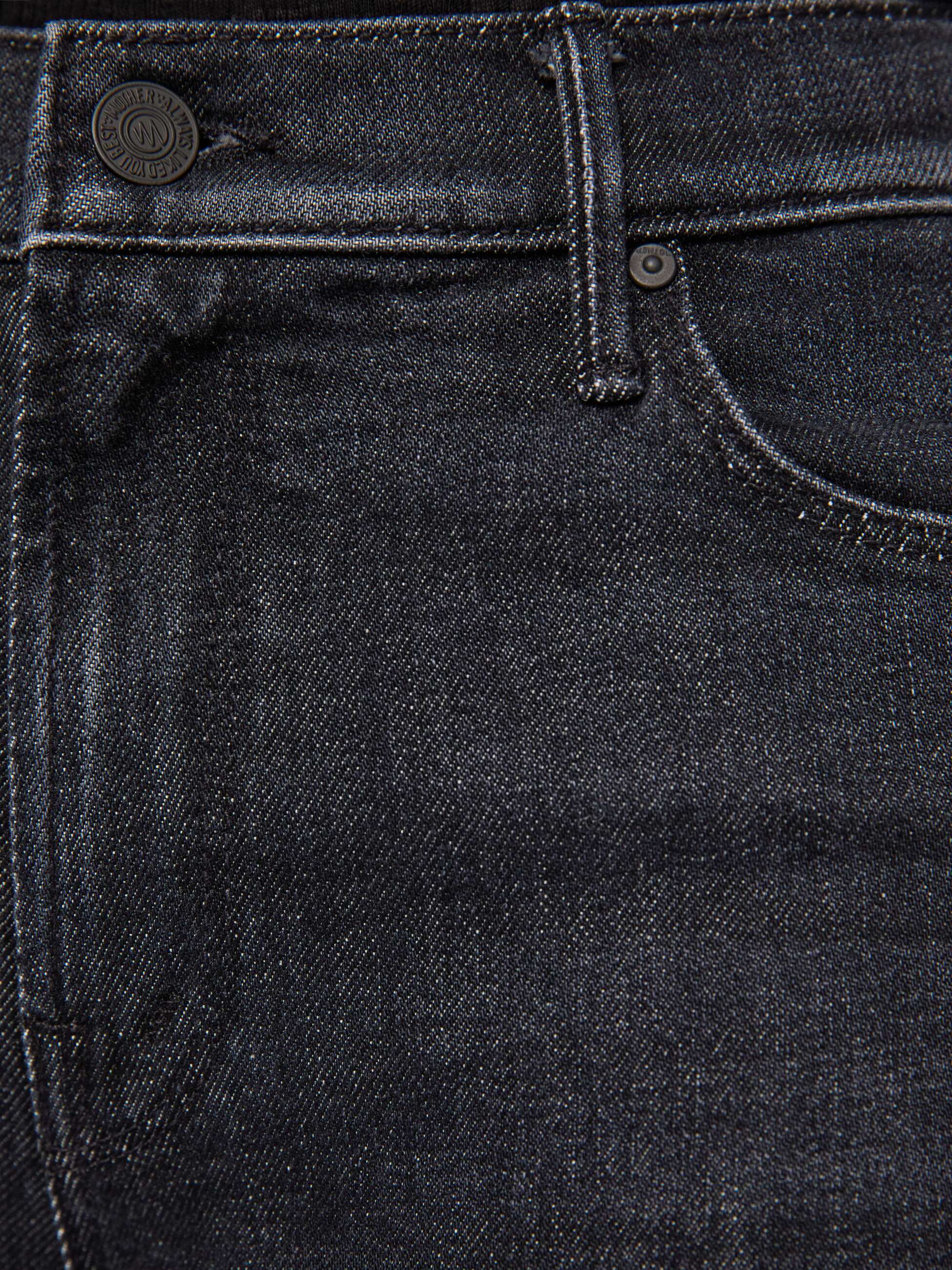 Mother Denim The Mid Rise Dazzler Skimp Jeans Schwarz