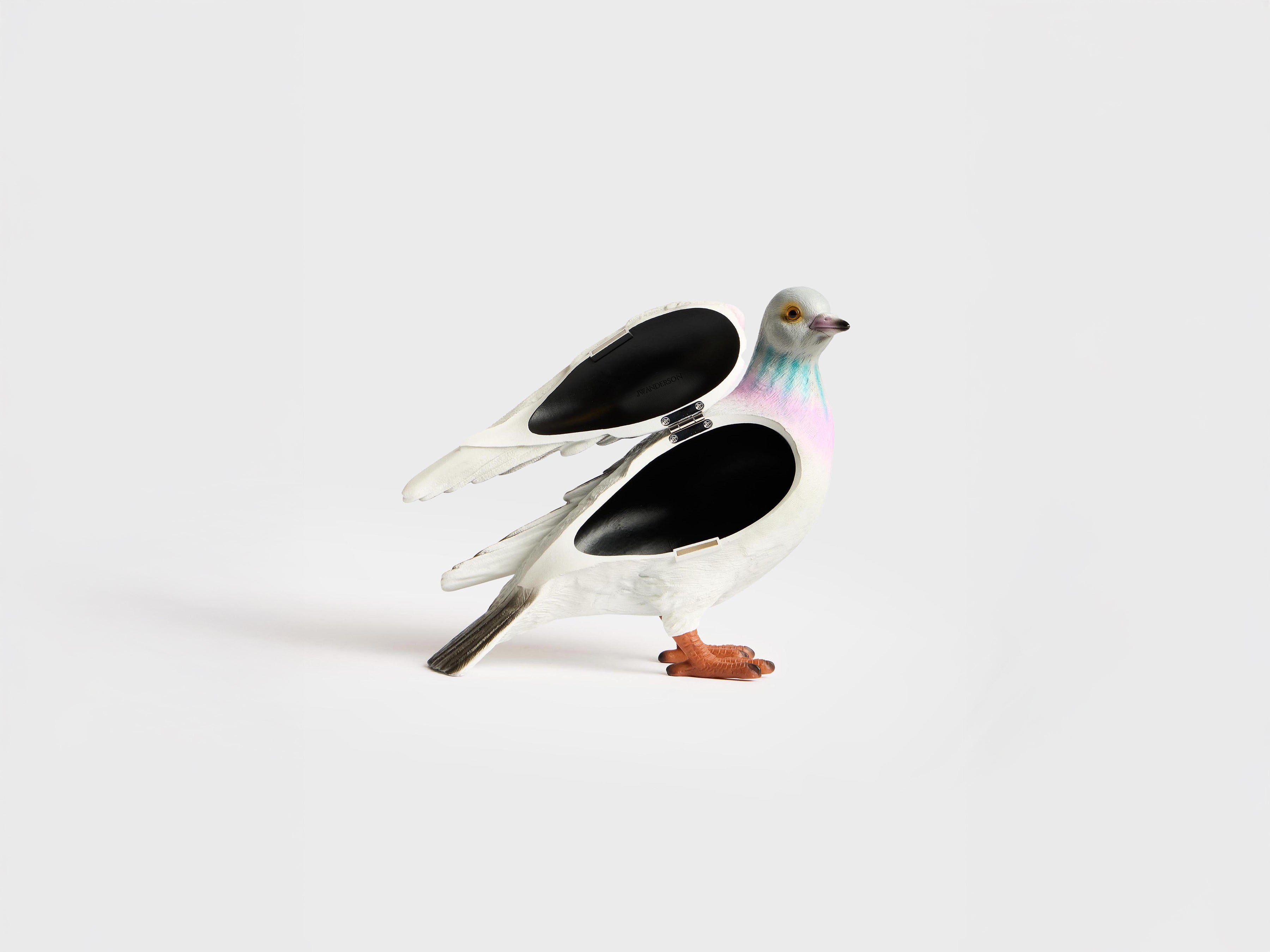 J.W.Anderson Bags Pigeon Clutch Tasche Grau