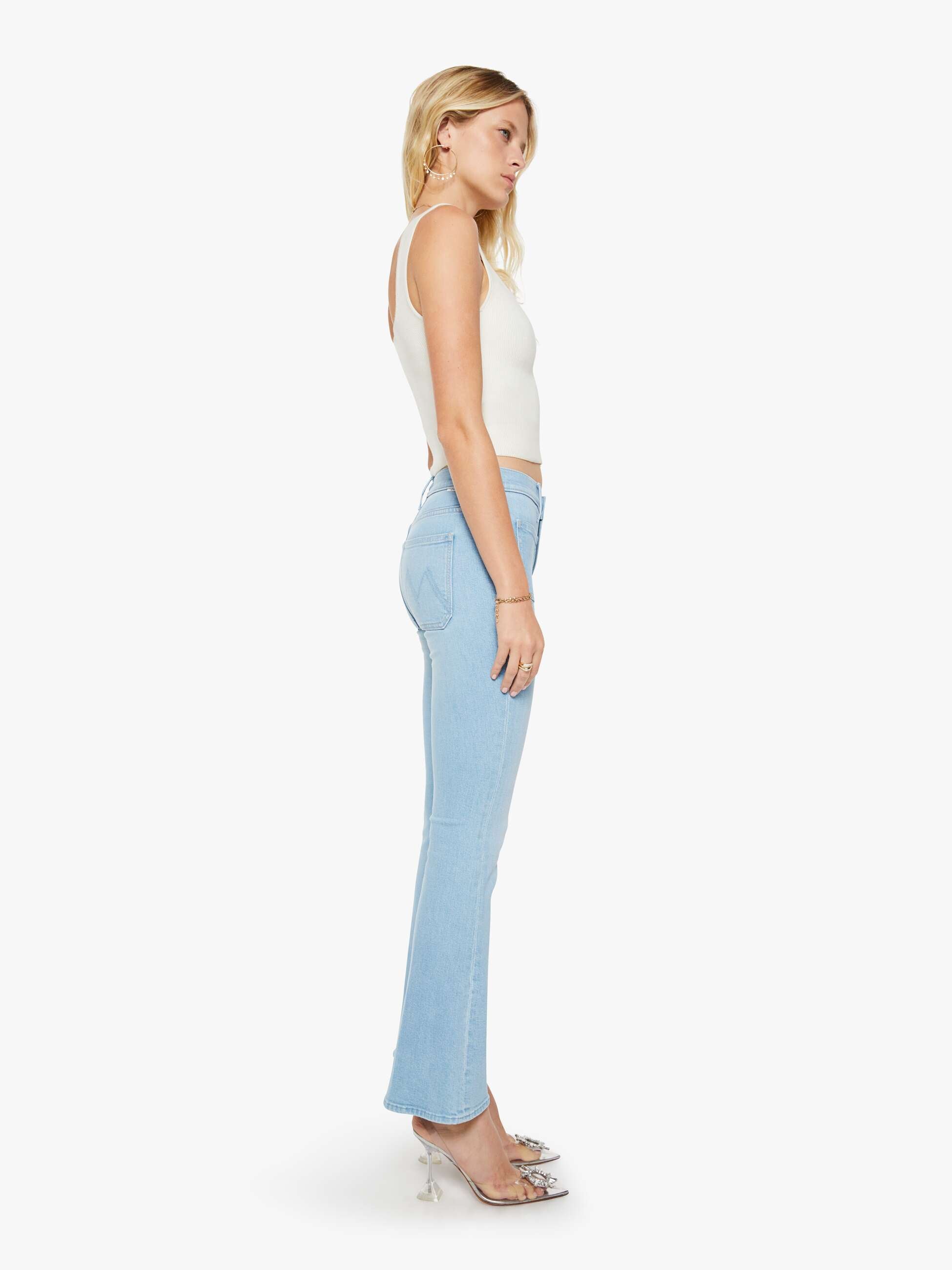 Mother Weekender Patch Pocket Jeans Sauced By Six Flare