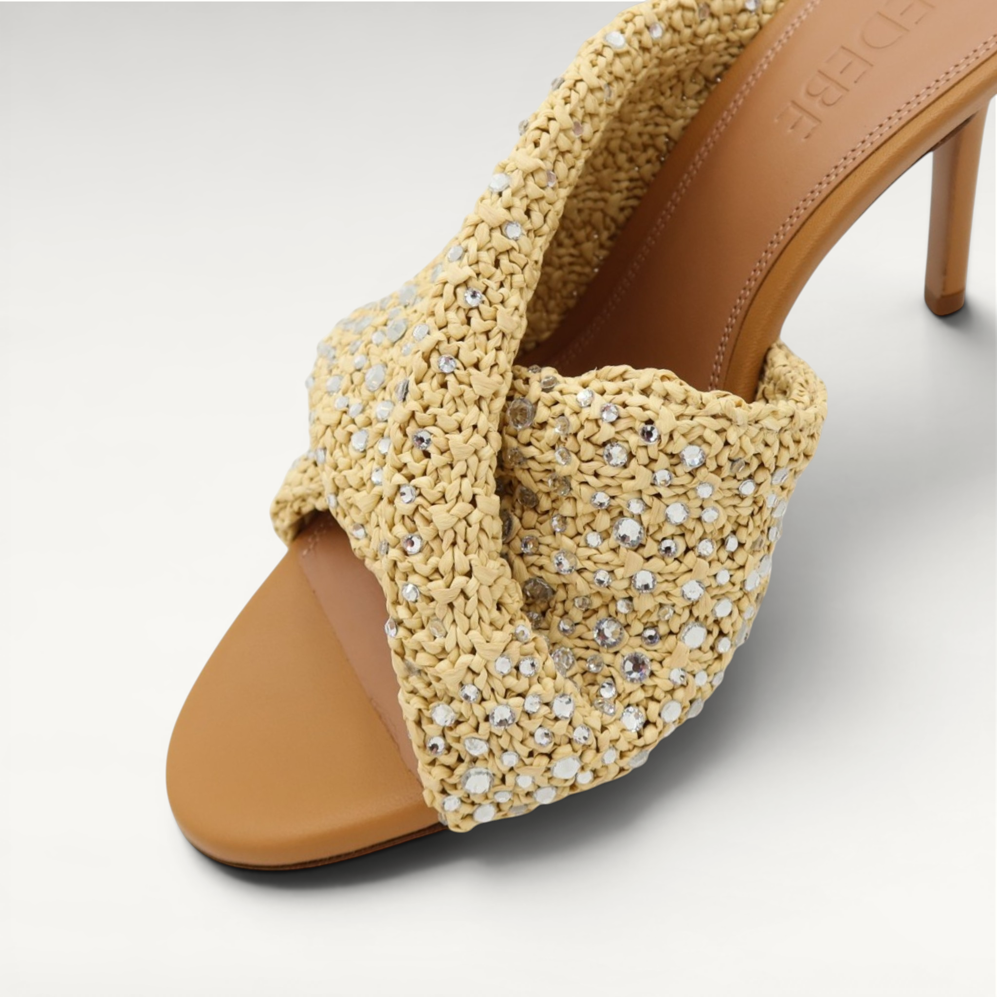 Gedebe Mariel Mule Mules Raffia Kristalle