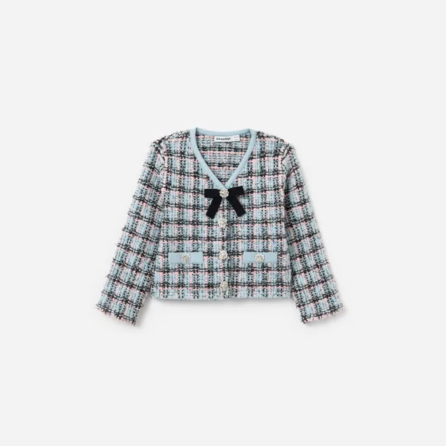 Self Portrait Kinder Strickjacke Bunt Streifen 3-12 J