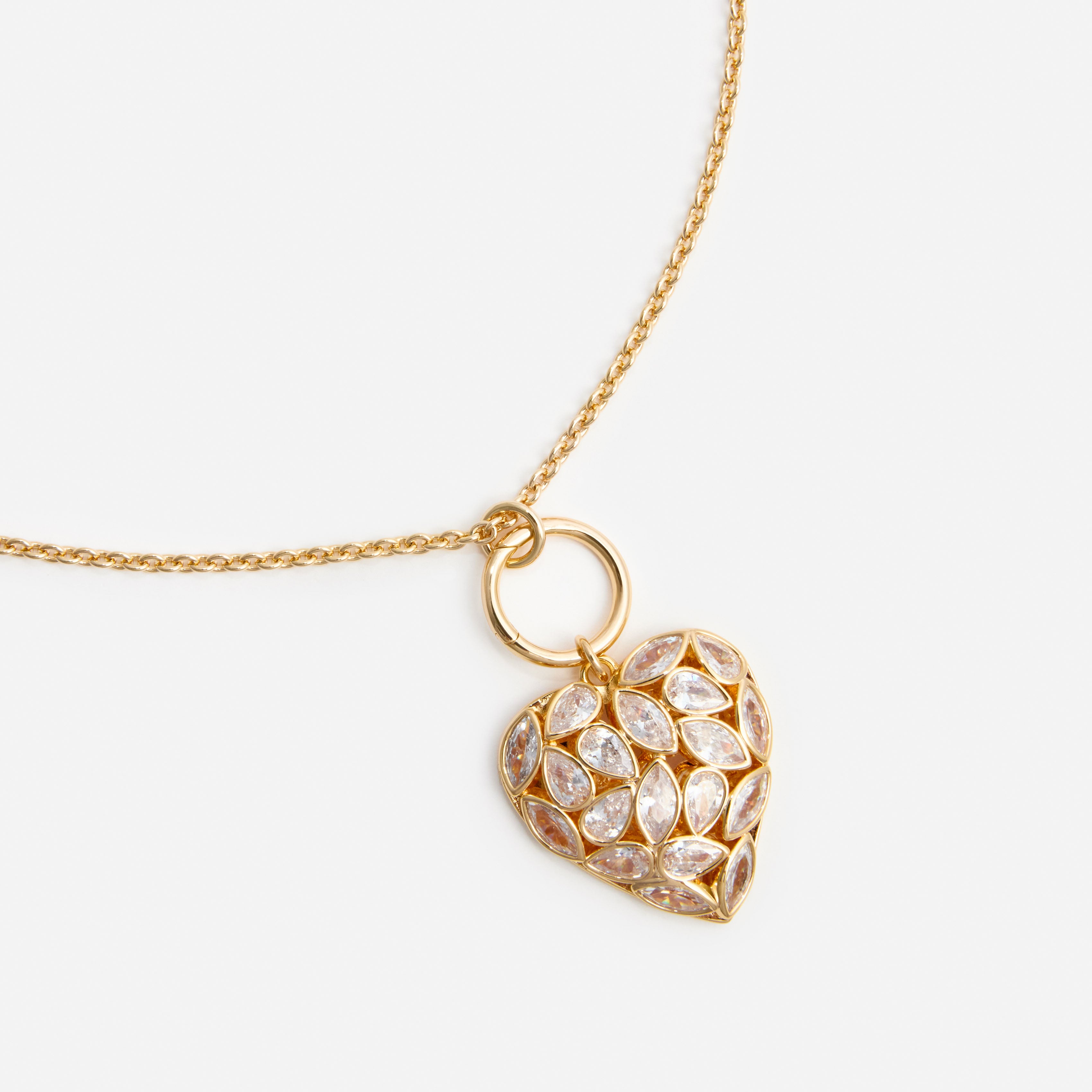 Self Portrait Jewellery Gold Charm Halskette Herz