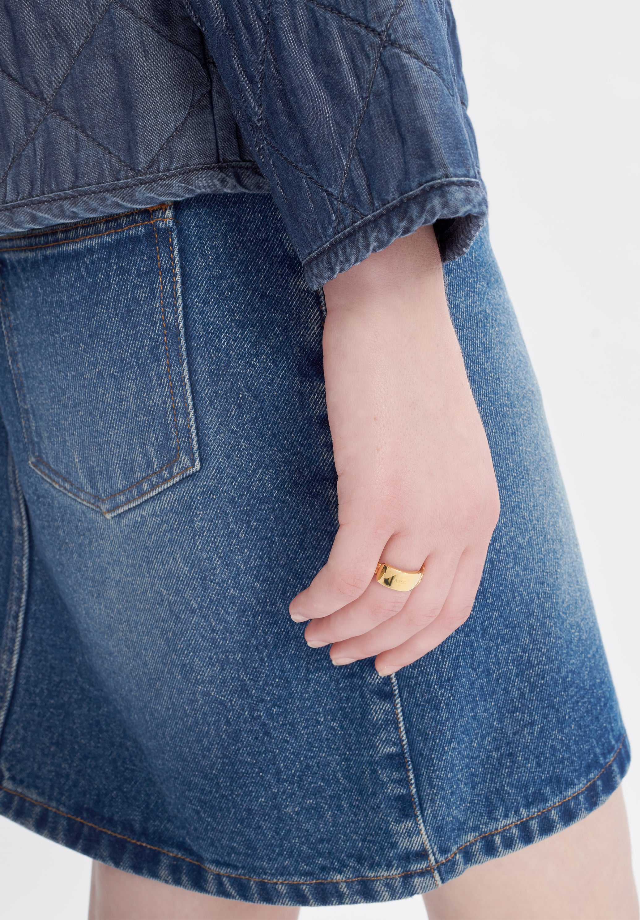 A.P.C. Darwin Ring Messing Unisex Gr. 52