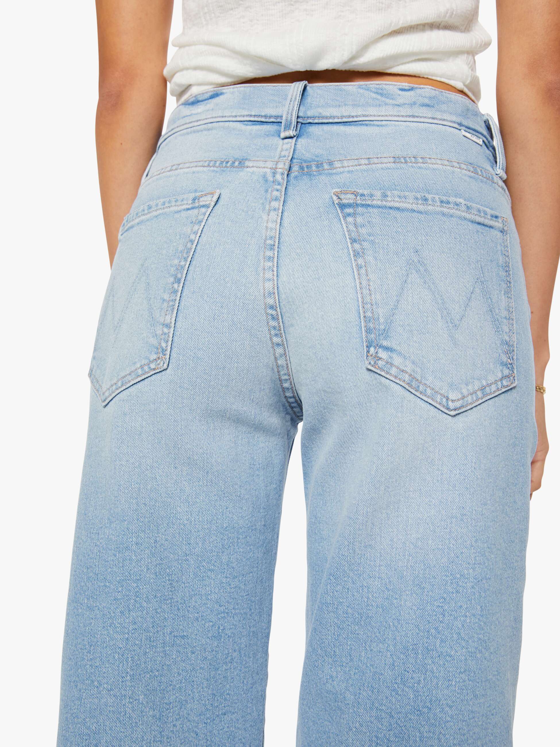 Mother Denim The Dodger Ankle Jeans Fringe Benefits relaxed