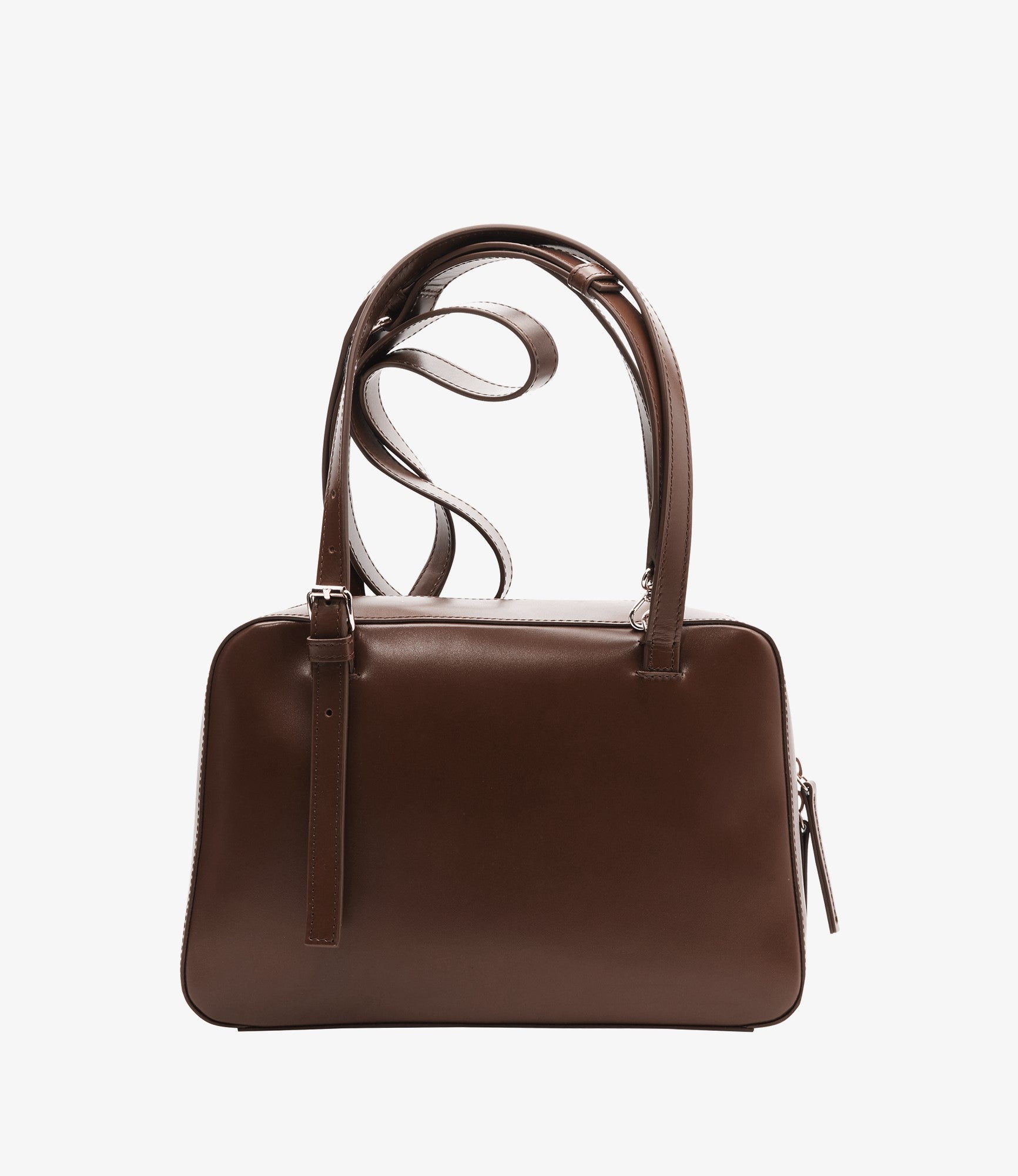 A.P.C. Virginie Box Handtasche Kalbsleder Braun TU