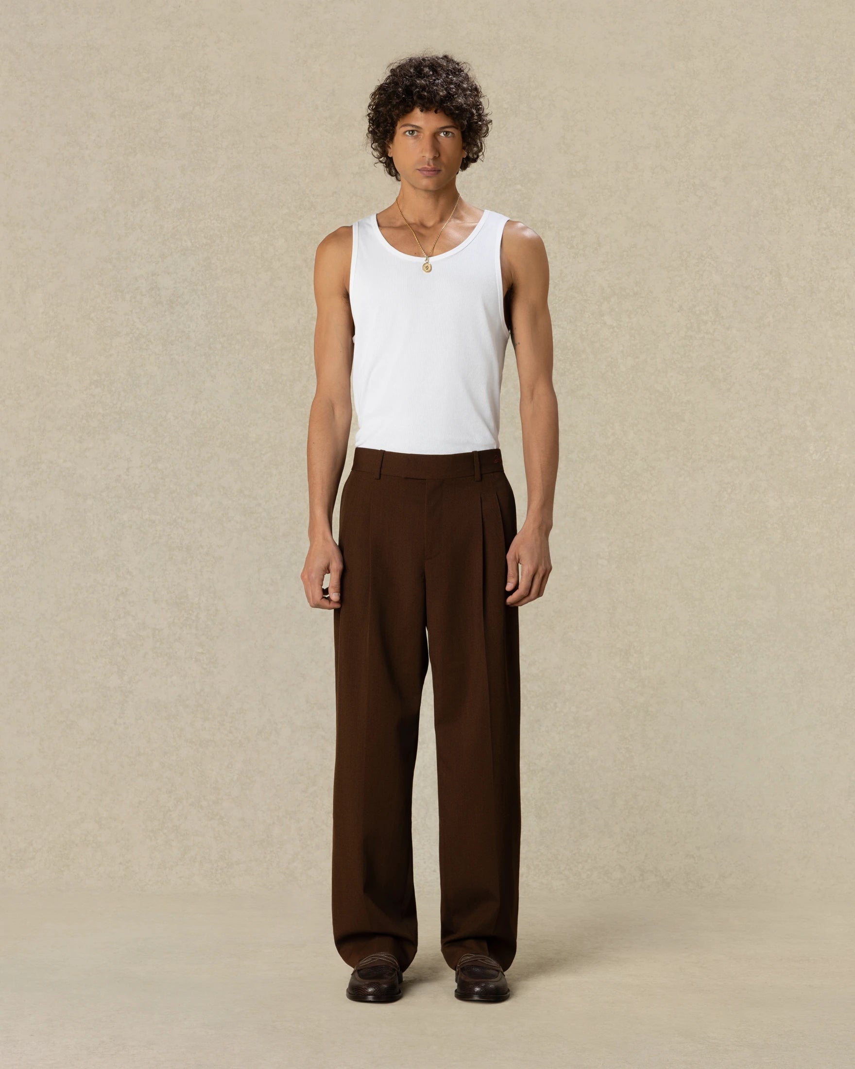 Drôle De Monsieur Pants Wool Twill Golfer Hose Braun M