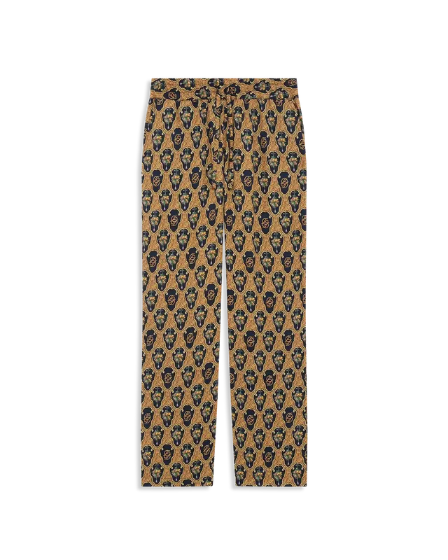 Drôle De Monsieur Baroque Grapes Pants Hose Viskose Multicolor
