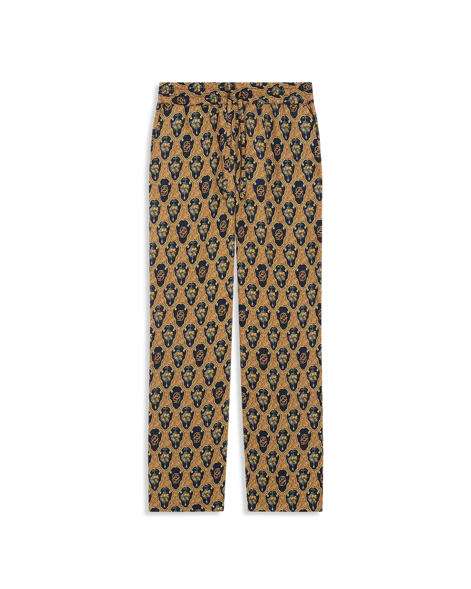 Drôle De Monsieur Baroque Grapes Pants Hose Viskose Multicolor