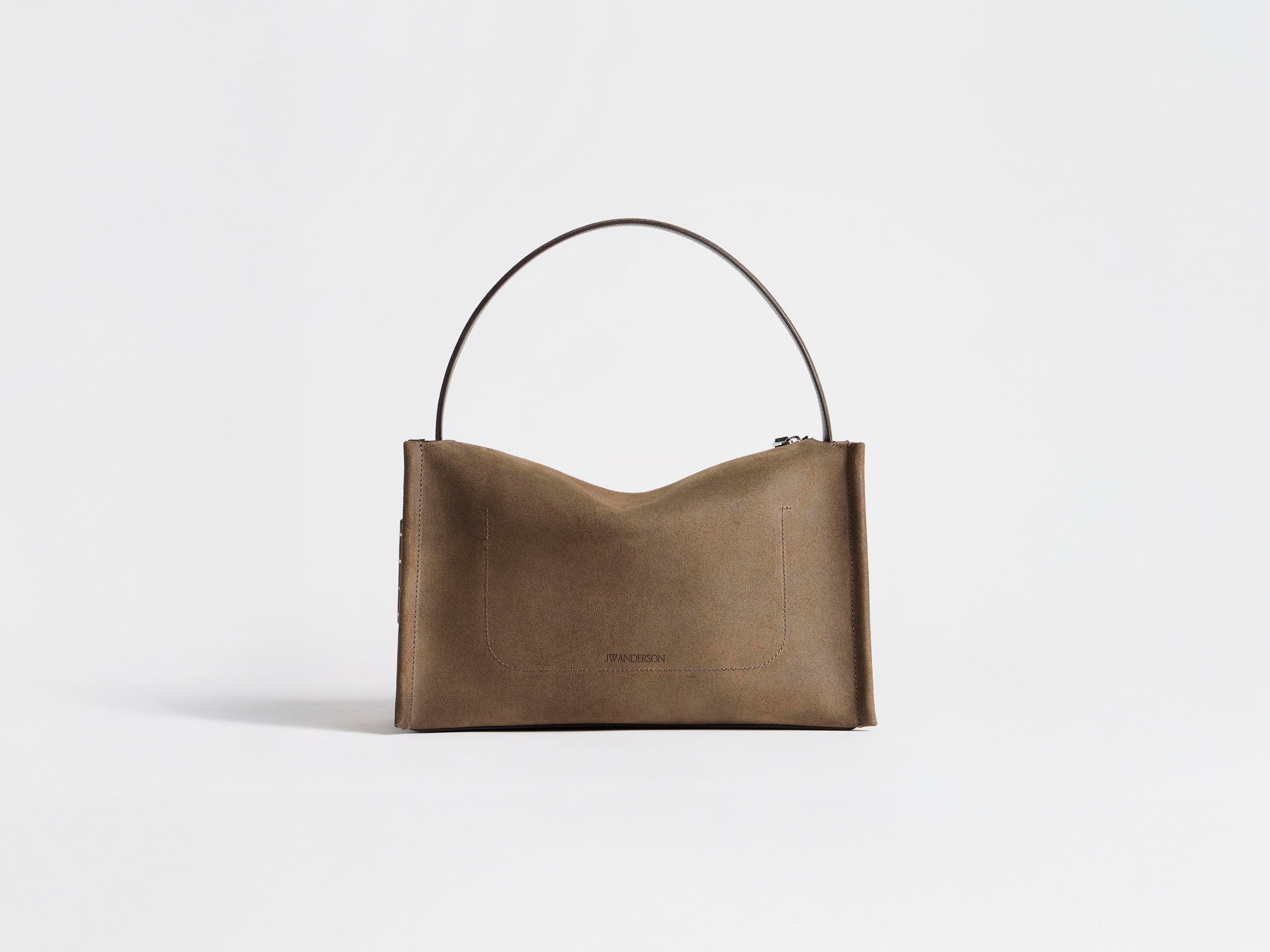 J.W.Anderson Bags Medium Loafer Bag Taupe Kalbsleder