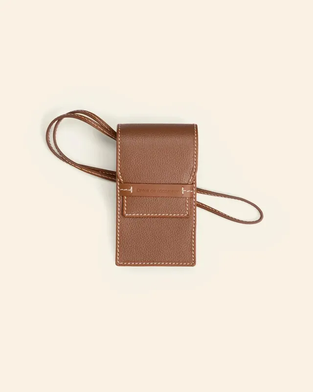 Drôle De Monsieur L'Étui Camera Tasche Braun Leder