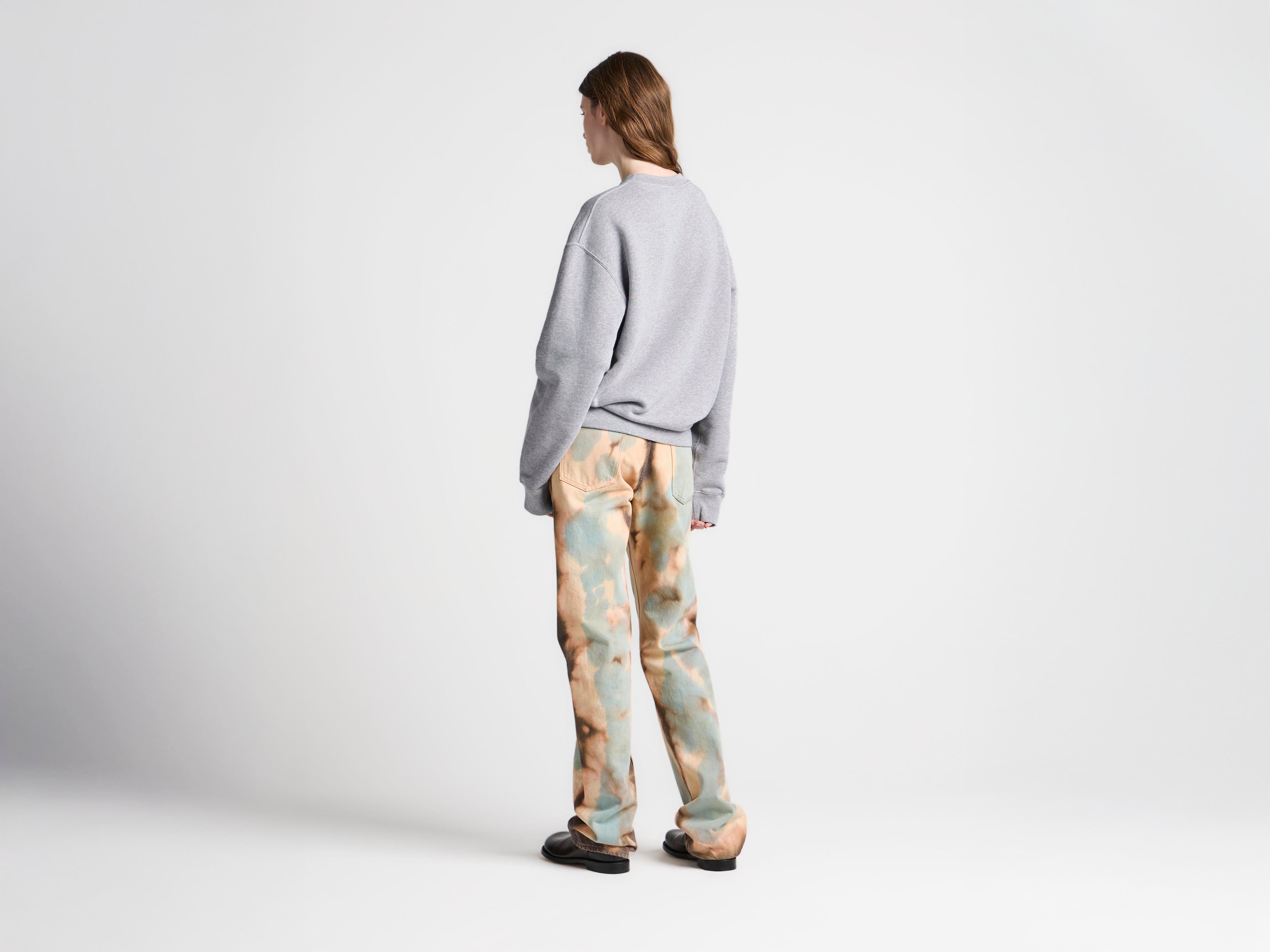 J.W.Anderson Ribbon Anchor Sweatshirt Pullover Grau Melange