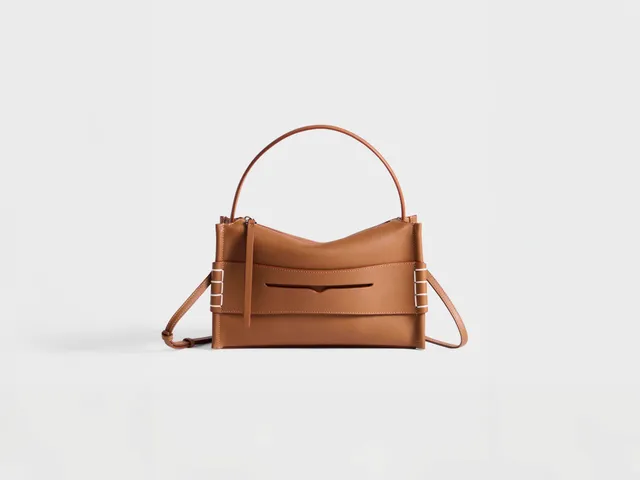 J.W.Anderson Loafer Bag Tasche Kalbsleder in Tan