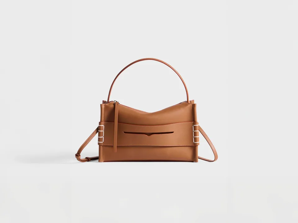 J.W.Anderson Loafer Bag Tasche Kalbsleder in Tan