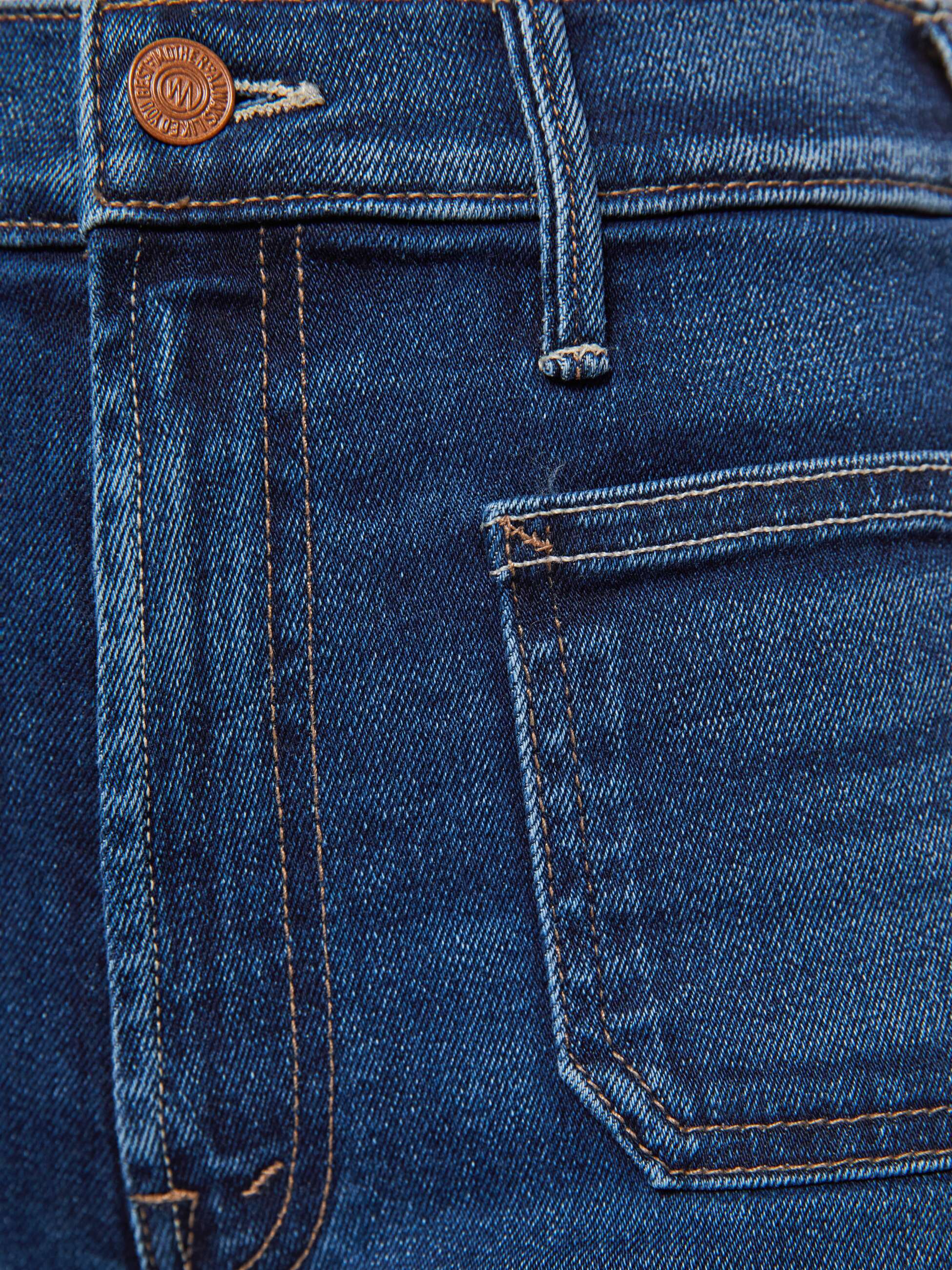 Mother PETITES Lil Hustler Roller Jeans Taking Chances 30"