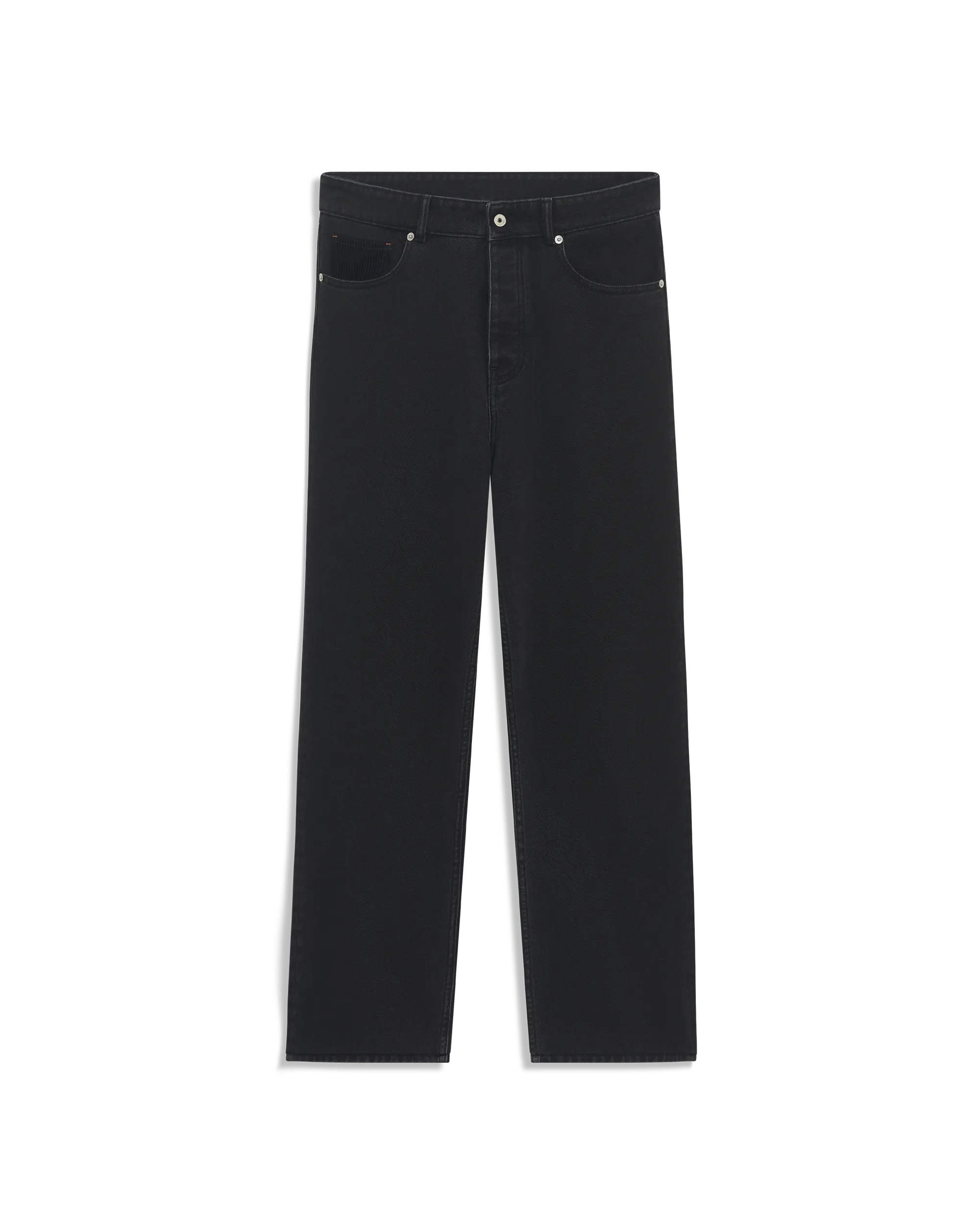 Drôle De Monsieur Le Jean Baggy Jeans schwarz Baumwolle 5-Pocket
