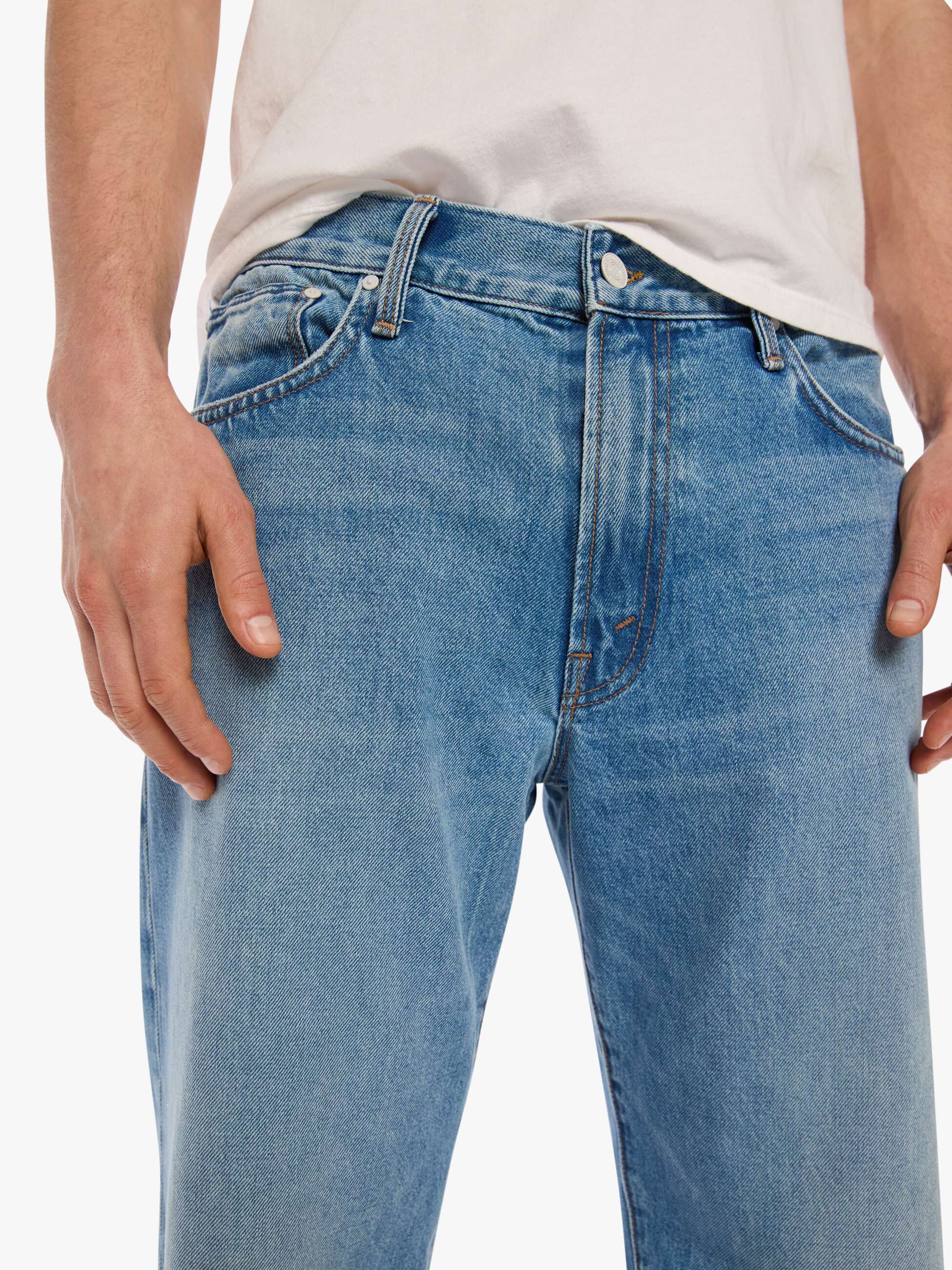 Mother The Big Shot Jeans Last Man Standing Hellblau