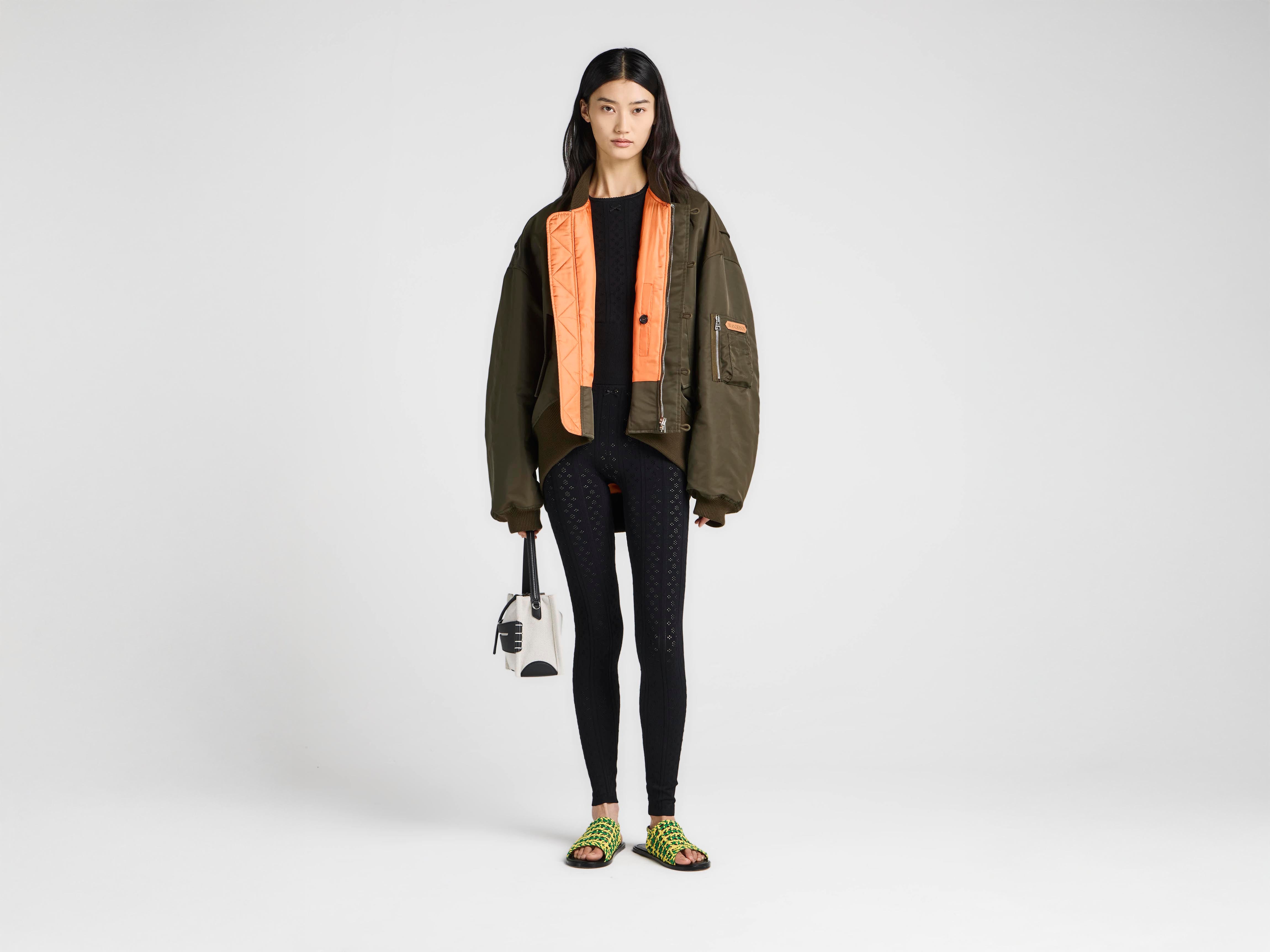 J.W.Anderson Knitwear Pointelle T-Shirt Schwarz Viskose