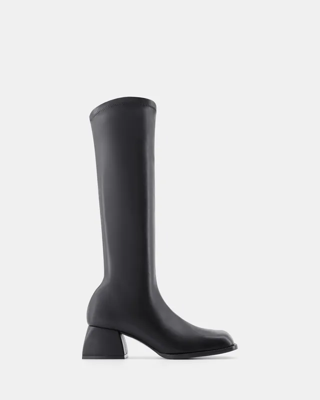 Nodaleto Bulla Ezra Stiefel Schwarz Vegan 5 cm