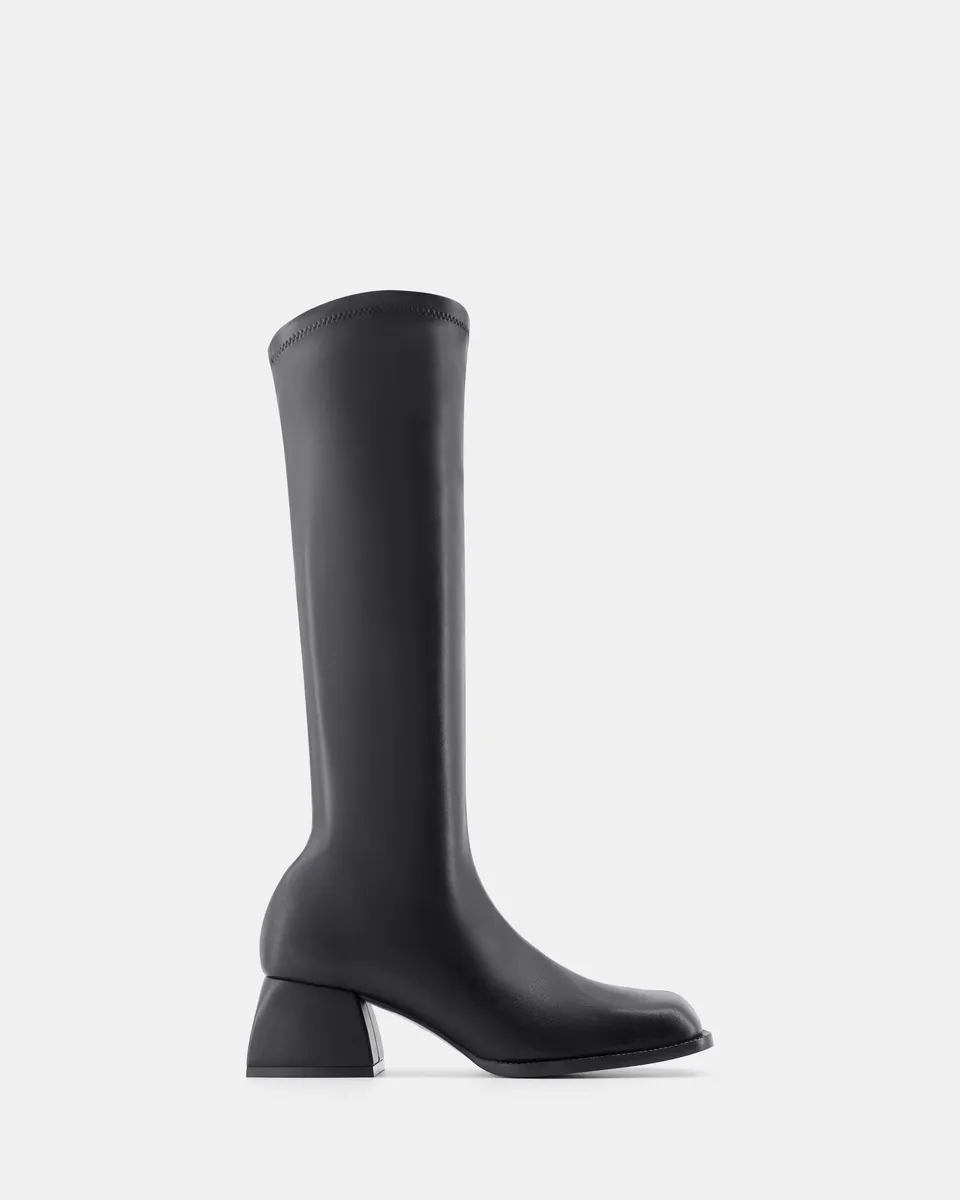 Nodaleto Bulla Ezra Stiefel Schwarz Vegan 5 cm