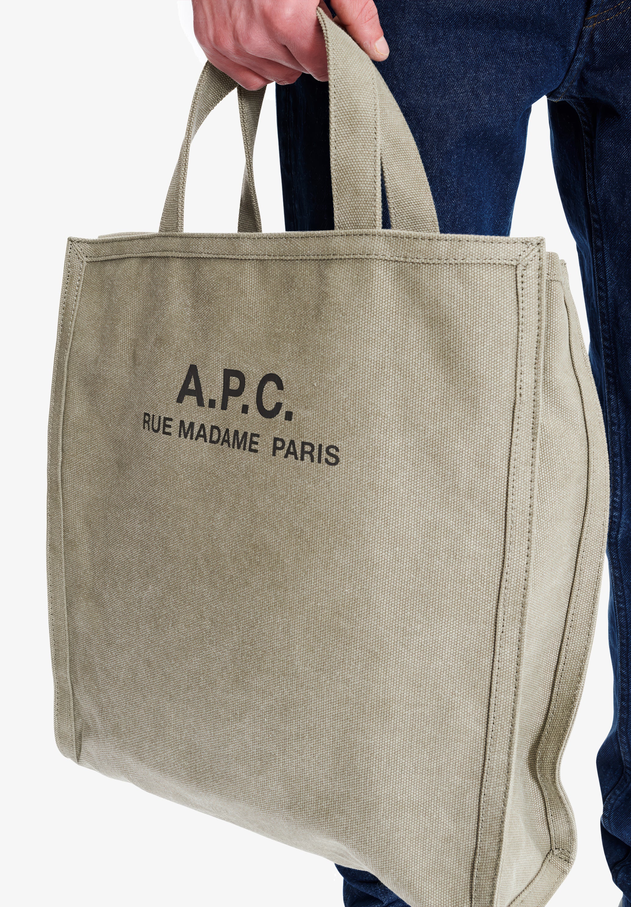A.P.C. Recuperation Stofftasche Baumwolle Military